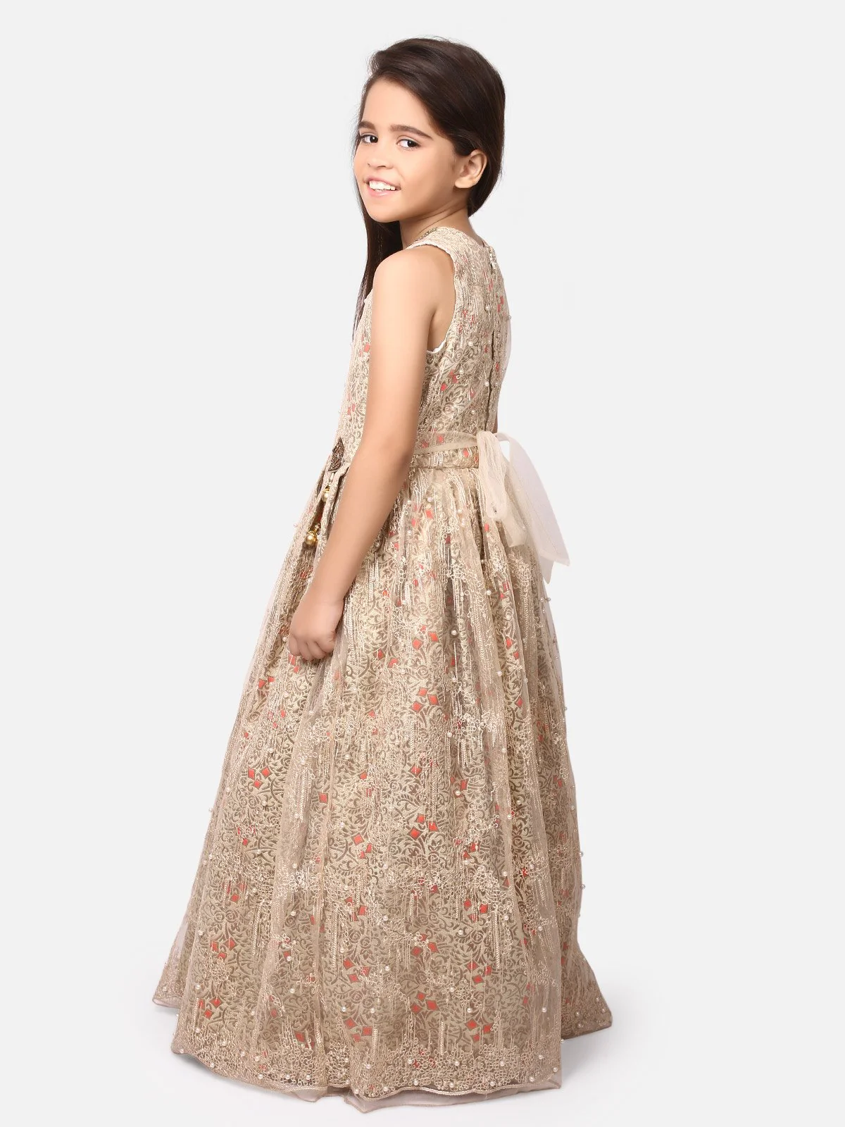 Girl's Fawn Frock - EGTF19S-0783 - Image 2