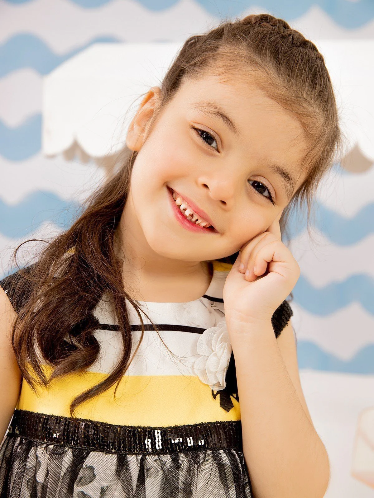 Girl's Grey Frock - EGTF21S-0833 - Image 2