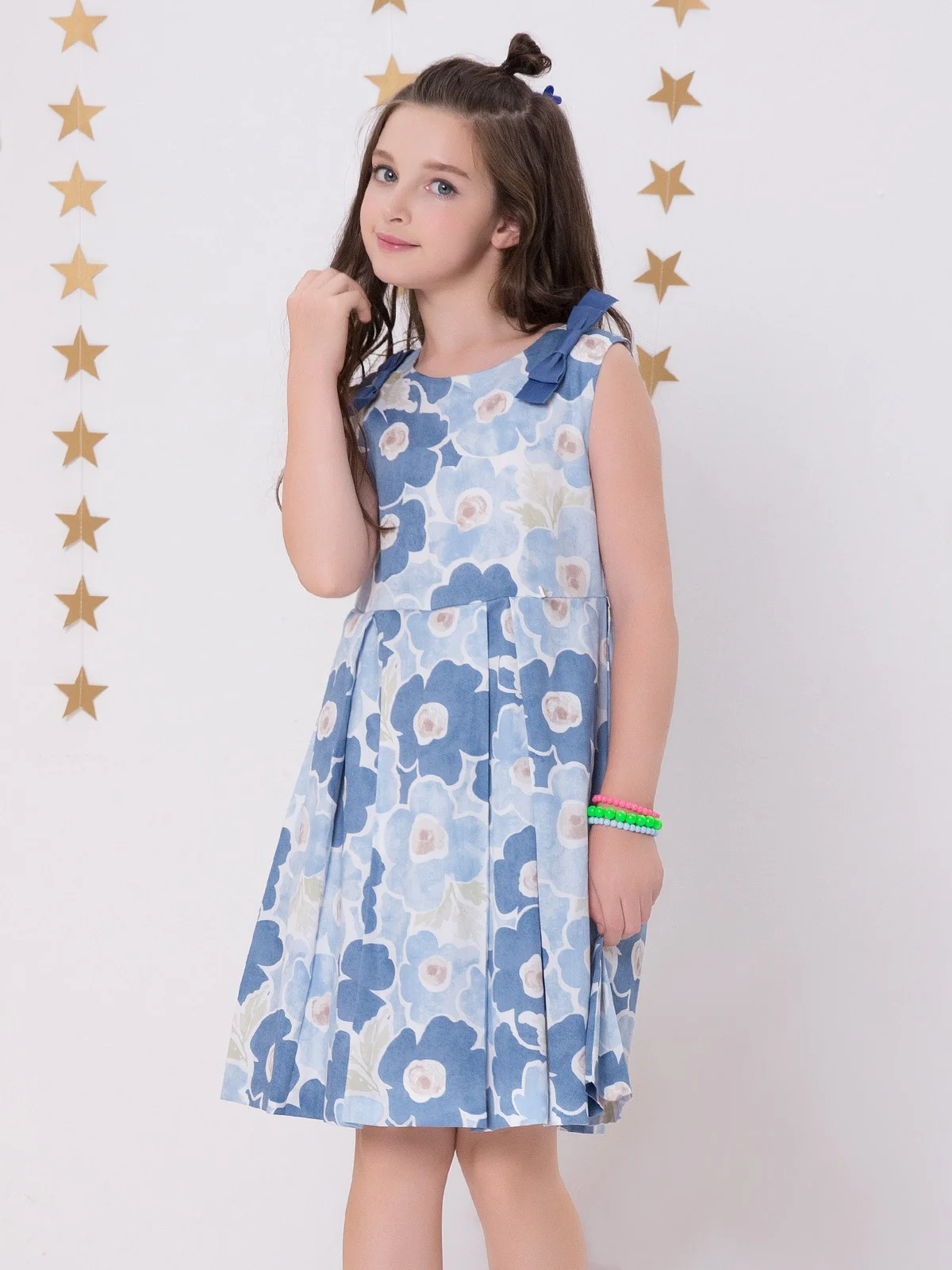 Girl's Blue Frock - EGTFW18S-031 - Image 2