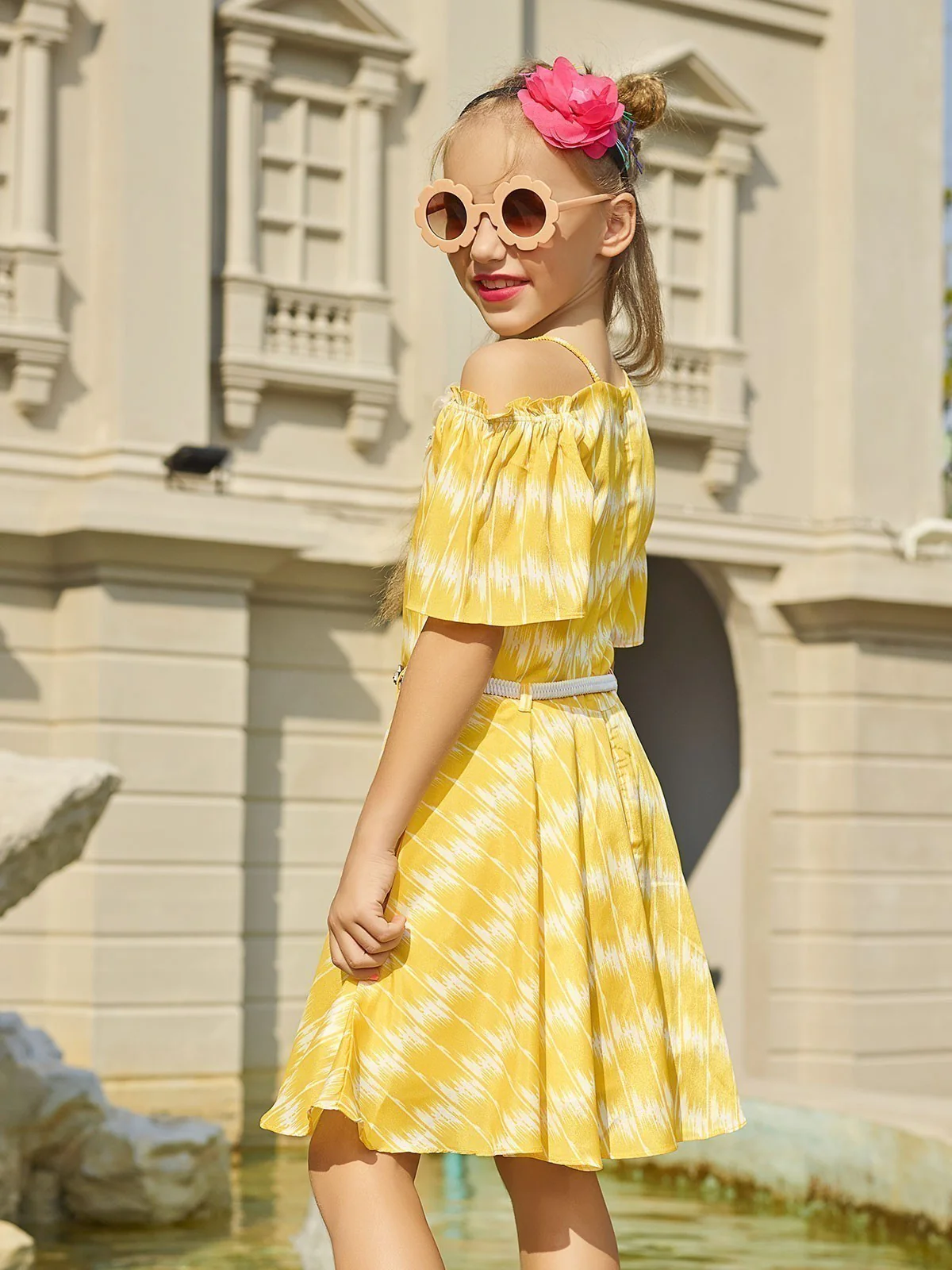 Girl's Yellow Frock - EGTFW18S-033 - Image 3
