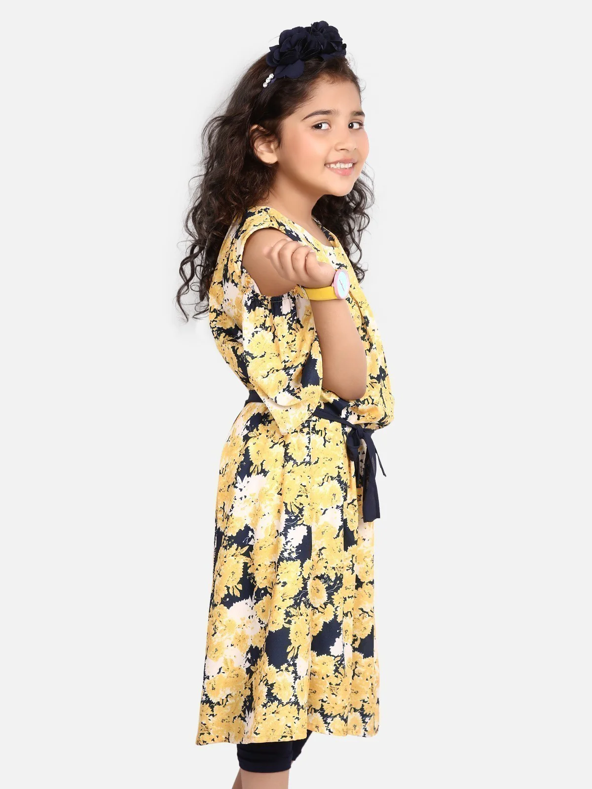 Girl's Yellow Frock - EGTFW19S-069 - Image 2