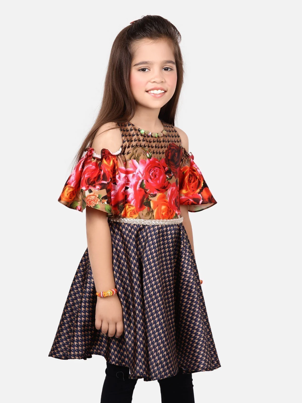 Girl's Blue Multi Frock - EGTFW19S-074 - Image 2