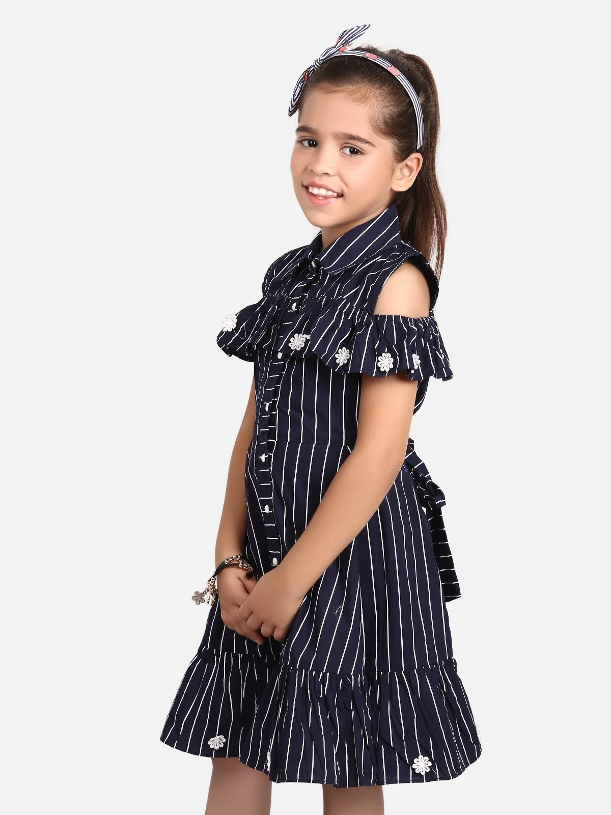 Girl's Blue Frock - EGTFW19S-148 - Image 3