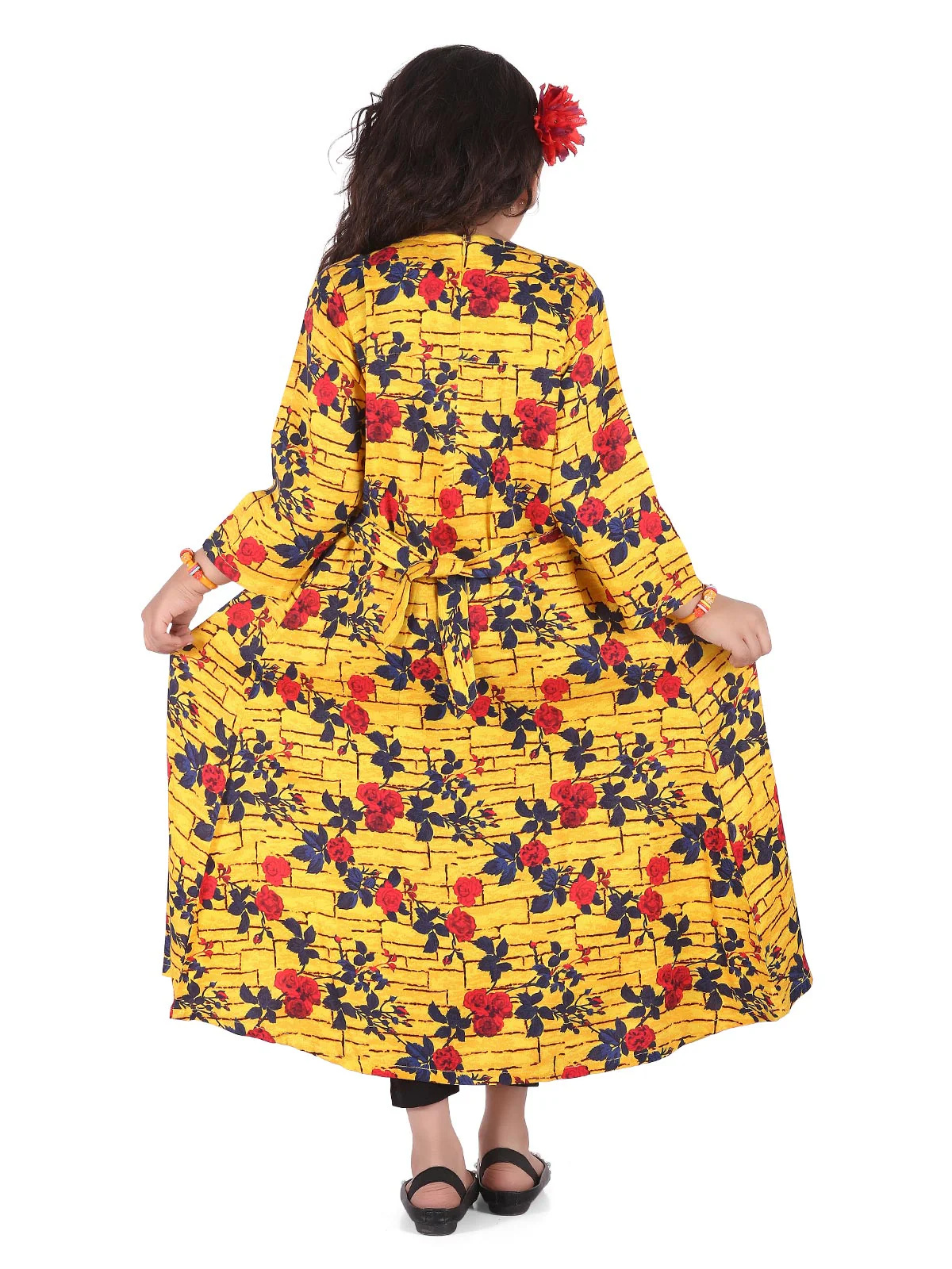Girl's Yellow Frock - EGTFW19S-202 - Image 3