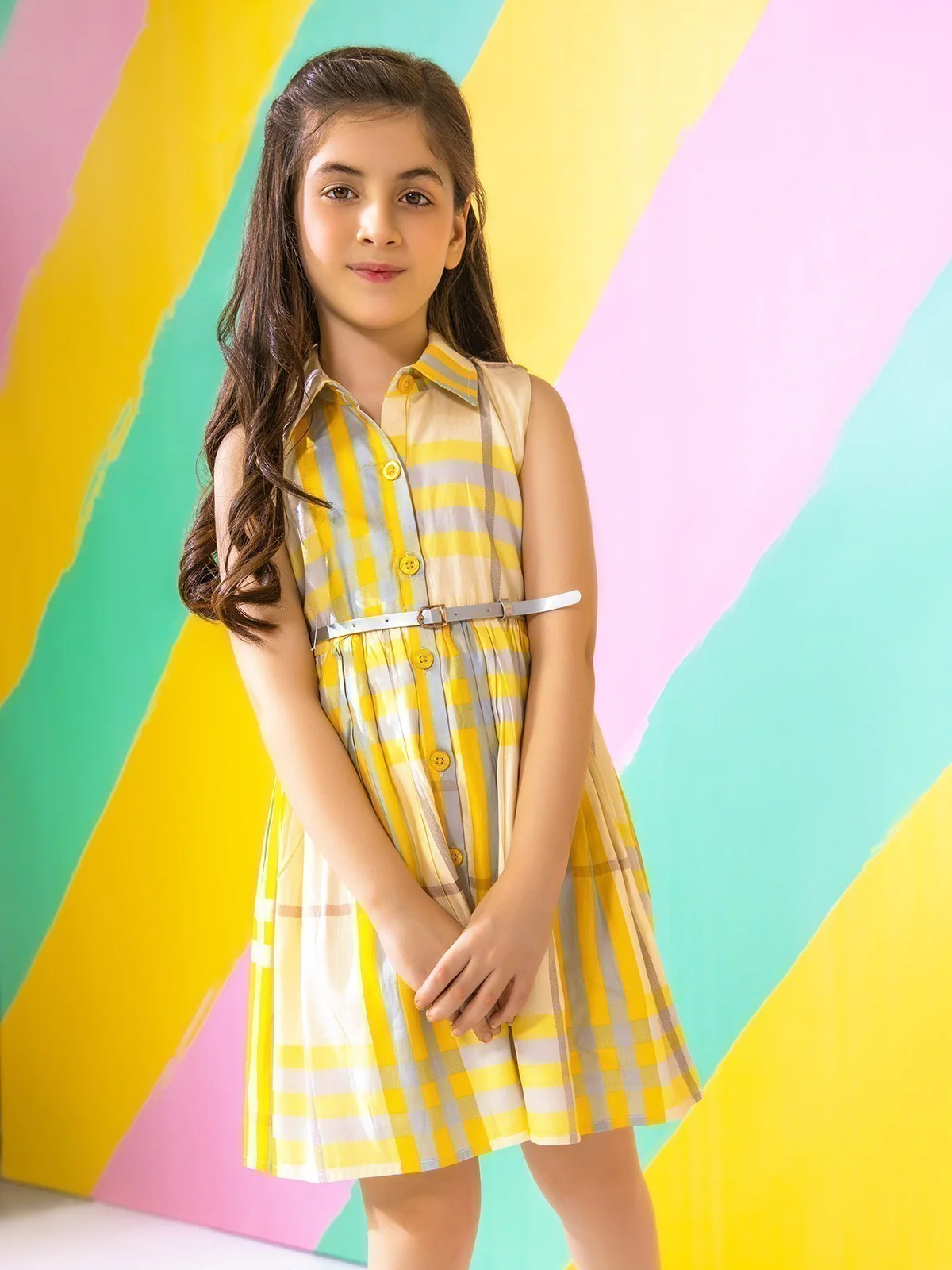Girl's Off White Frock - EGTFW21S-204 - Image 2