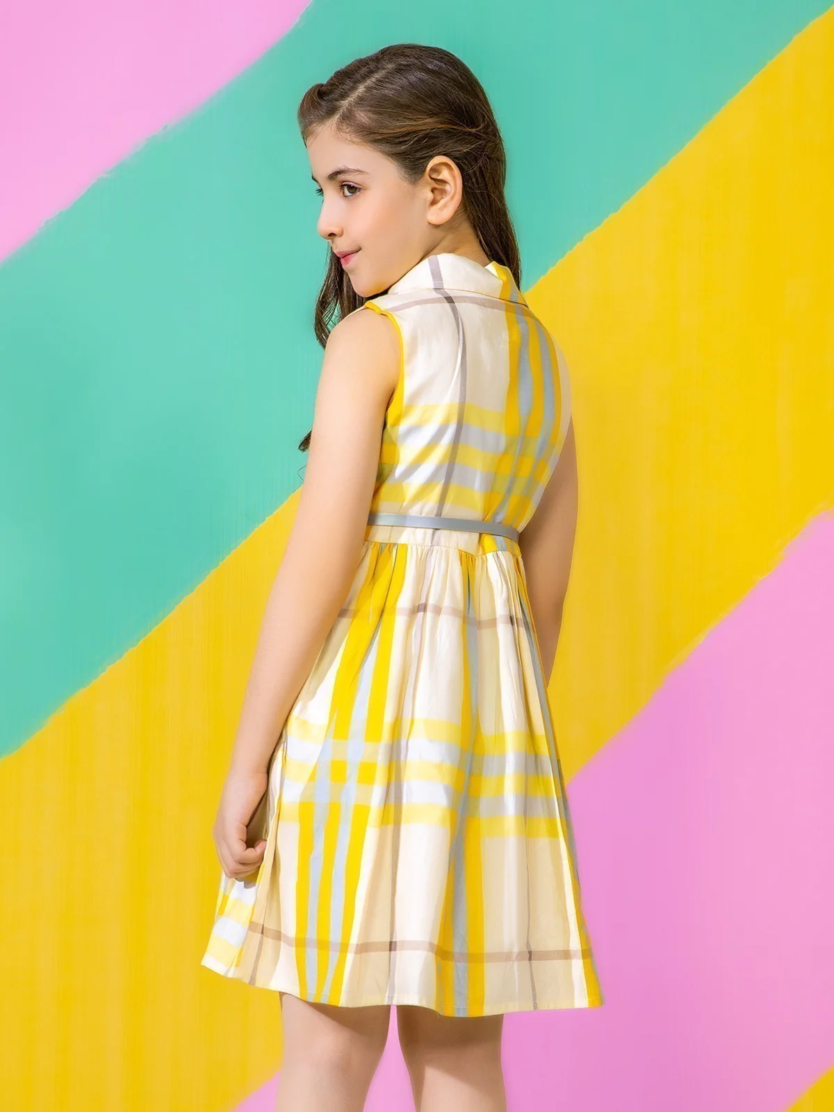 Girl's Off White Frock - EGTFW21S-204 - Image 3