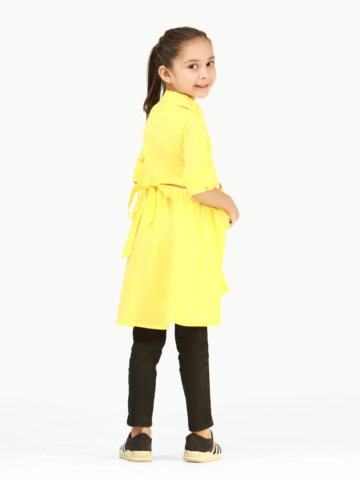 Girl's Yellow Frock - EGTFW21S-242 - Image 6