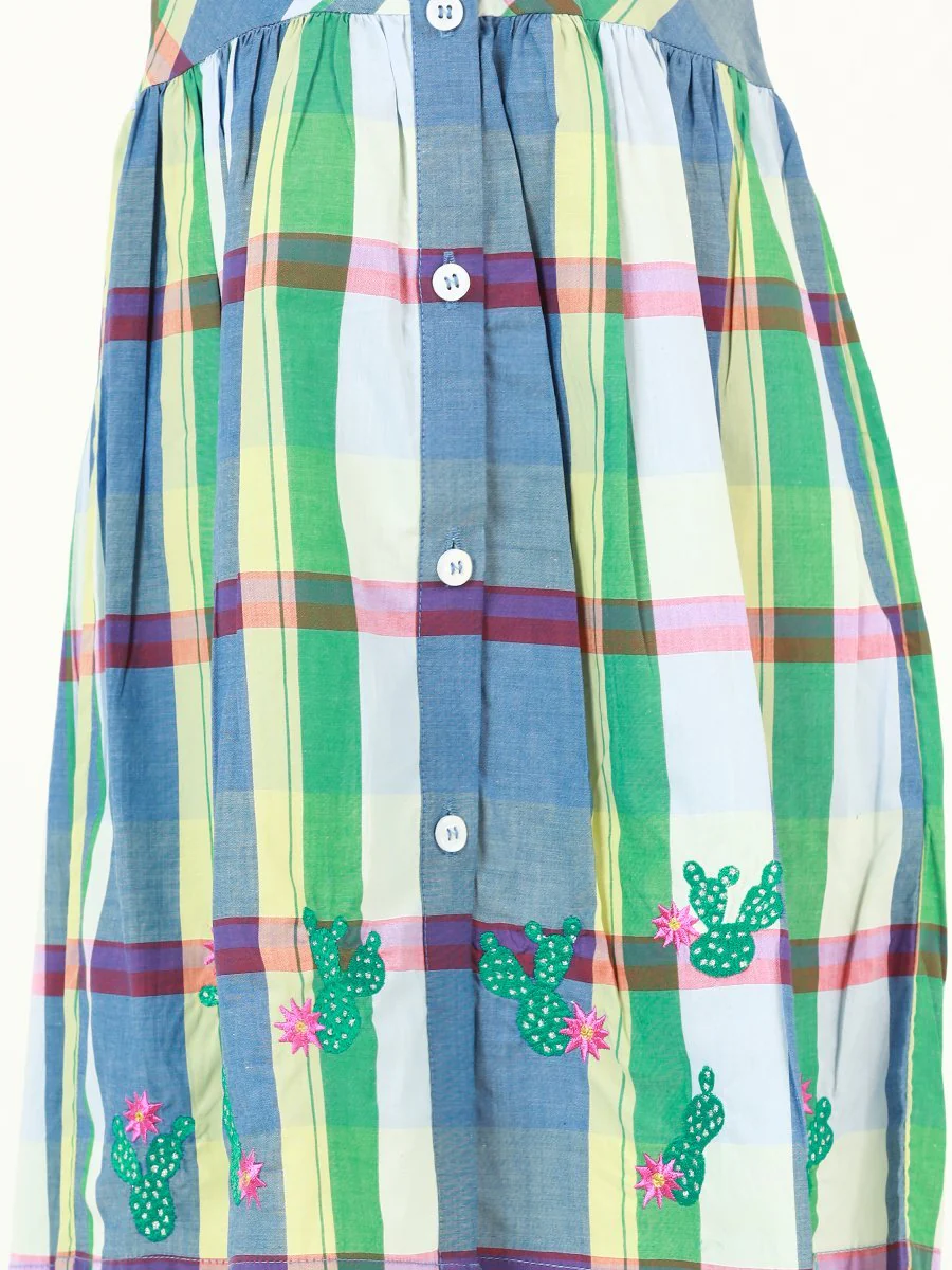 Girl's Blue Multi Frock - EGTFW21S-273 - Image 5