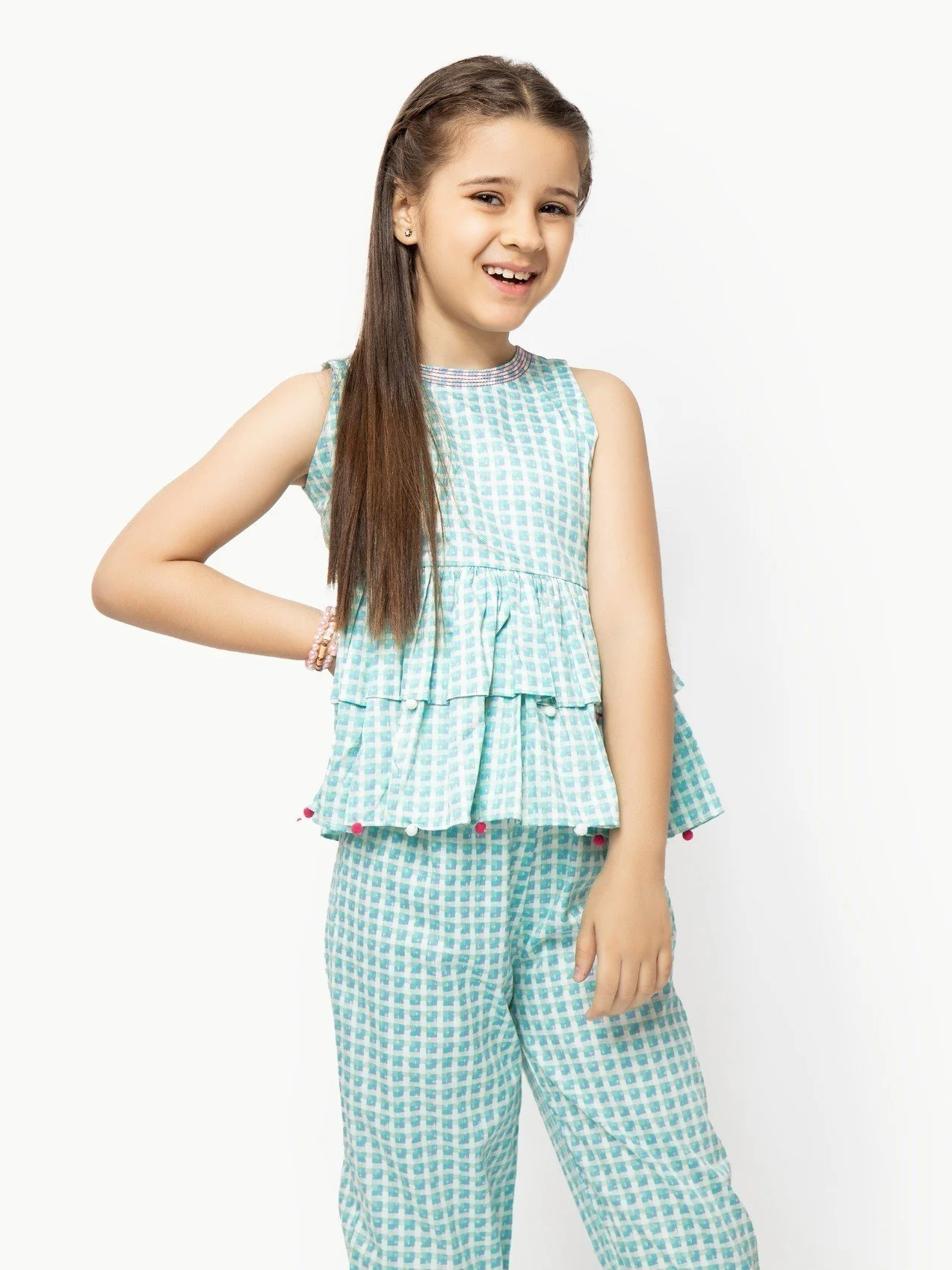 Girl's Mint Green Frock - EGTFW21S-278 - Image 2