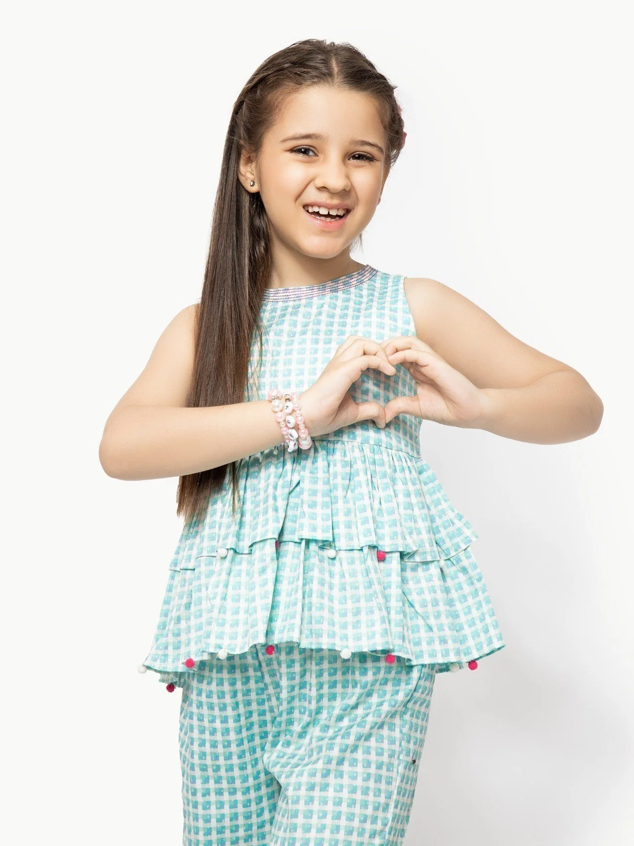 Girl's Mint Green Frock - EGTFW21S-278 - Image 7