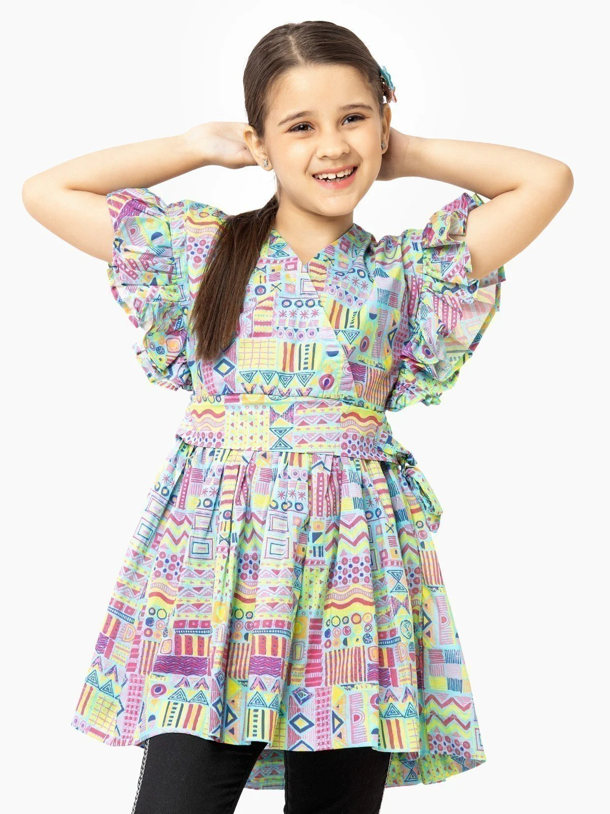 Girl's Multi Frock - EGTFW21S-281 - Image 2