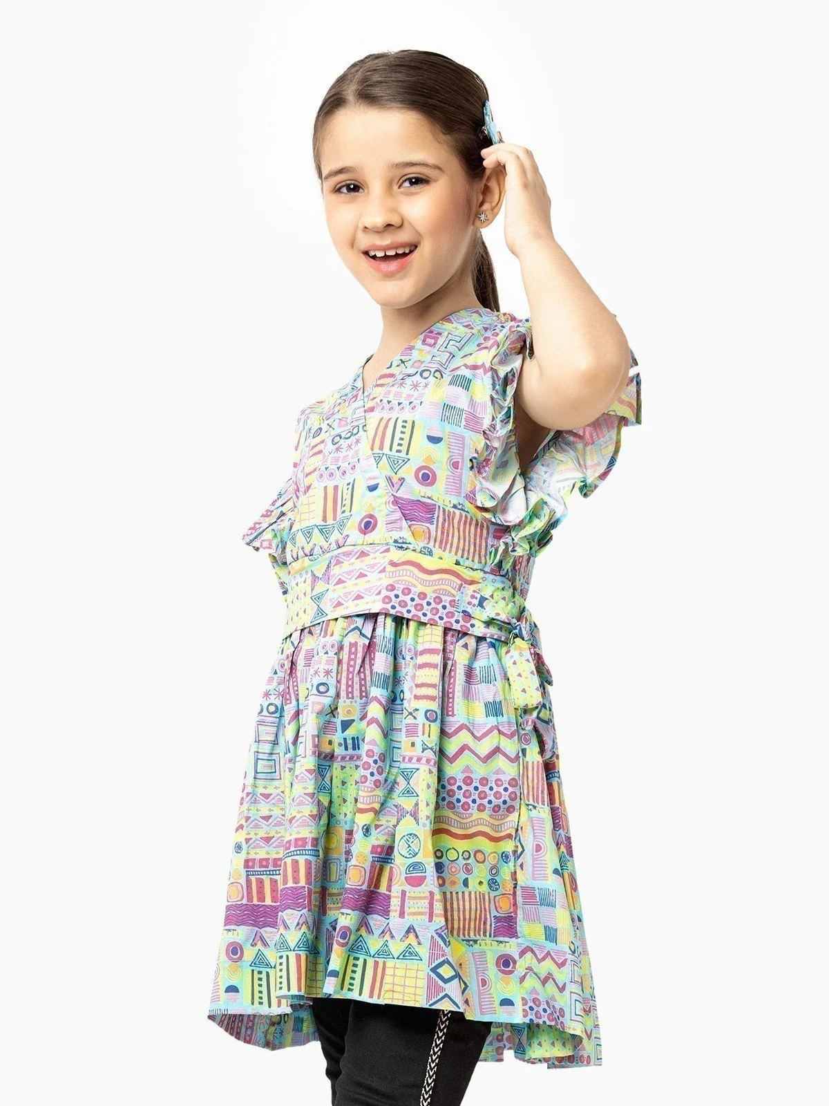 Girl's Multi Frock - EGTFW21S-281 - Image 3