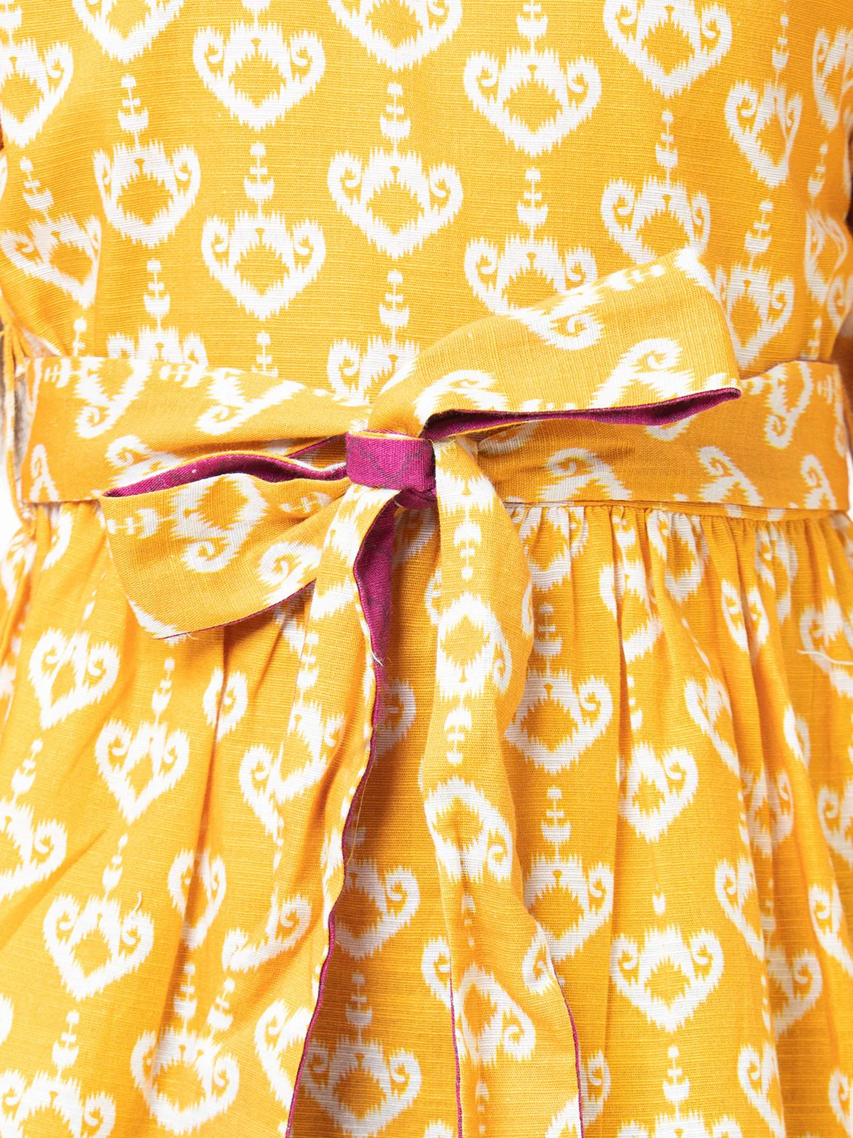 Girl's Light Orange Frock - EGTFW21S-286 - Image 4