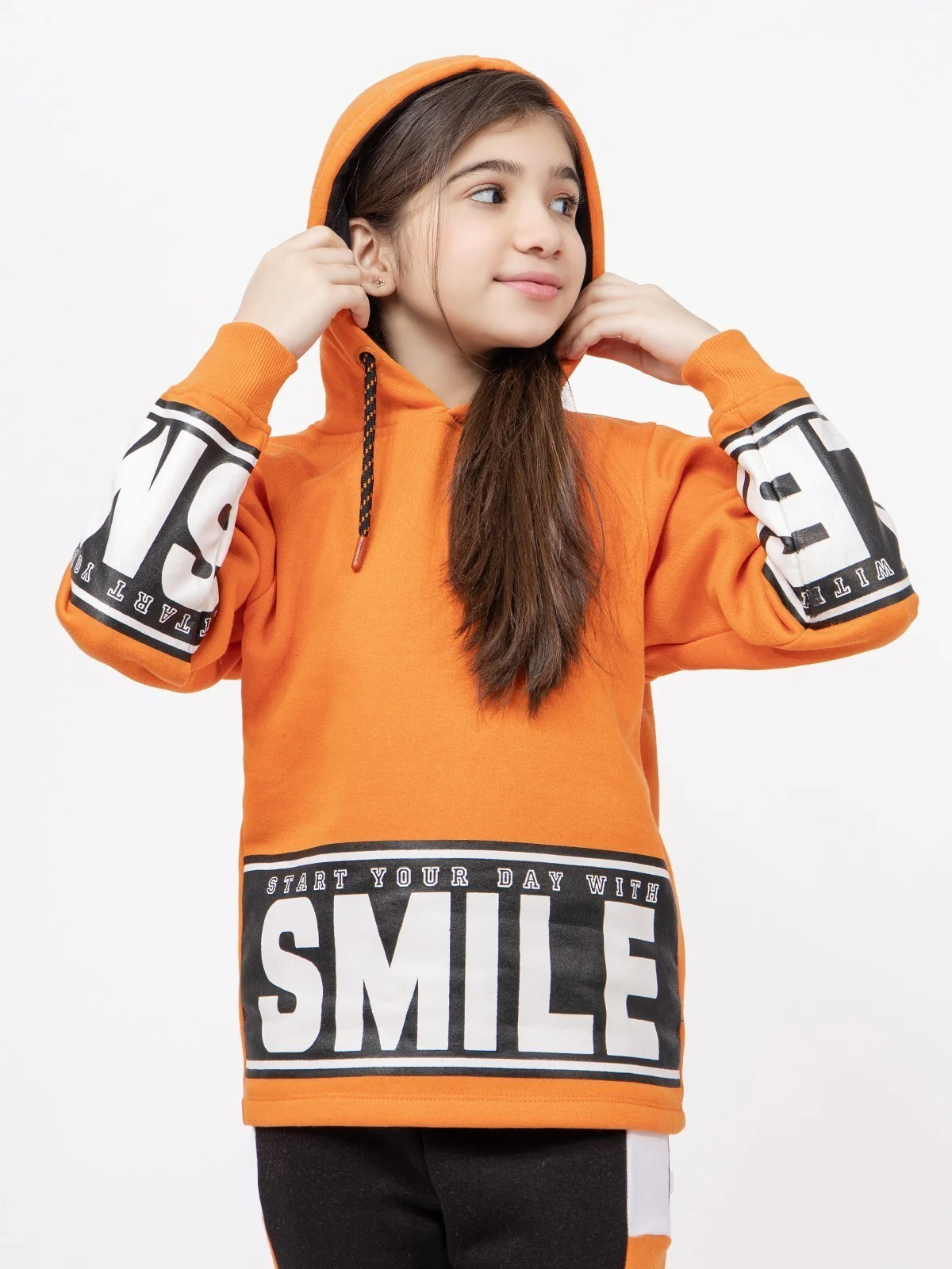 Girl's Orange Tracksuit - EGTH21-002 - Image 2