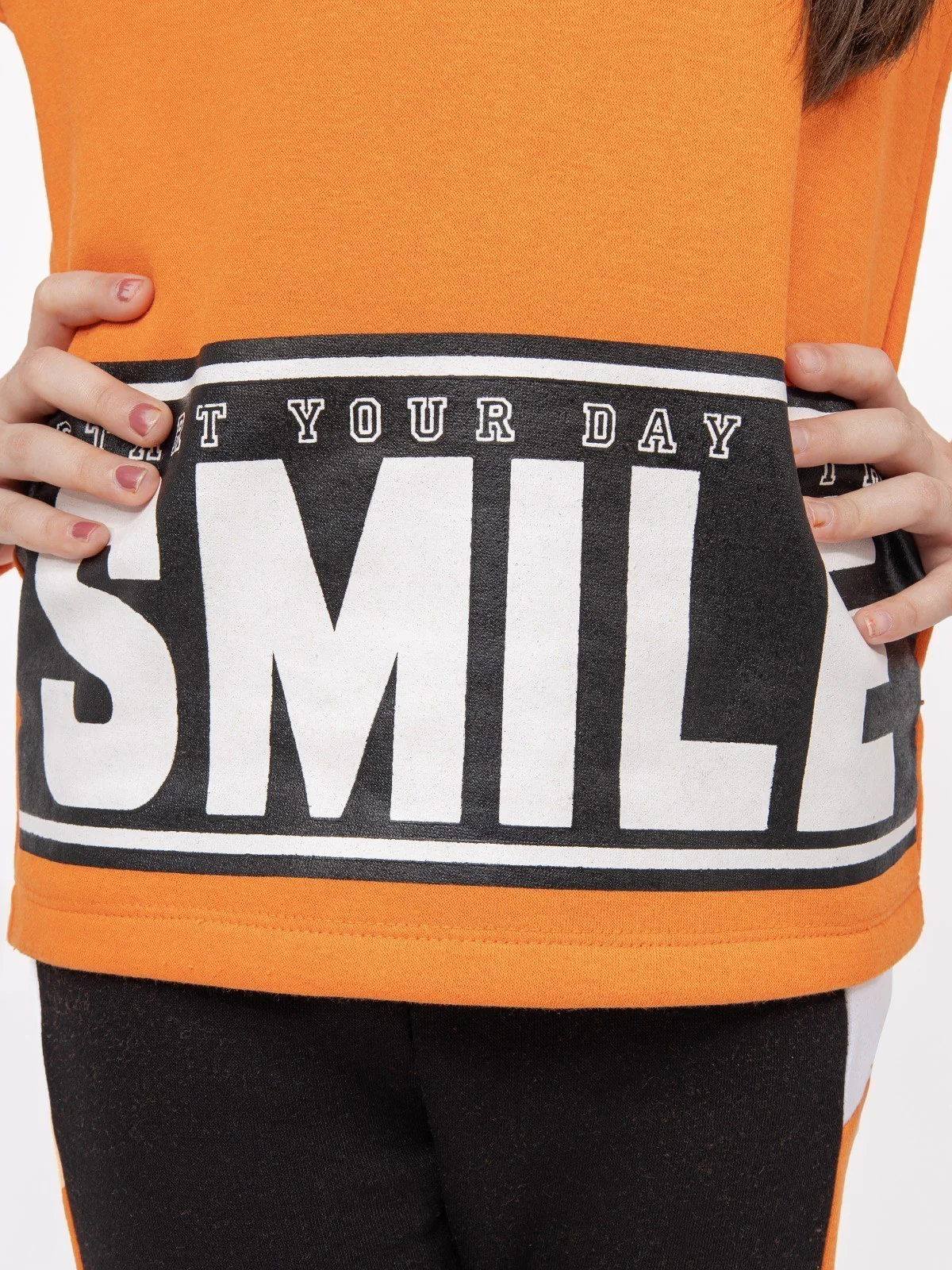 Girl's Orange Tracksuit - EGTH21-002 - Image 4