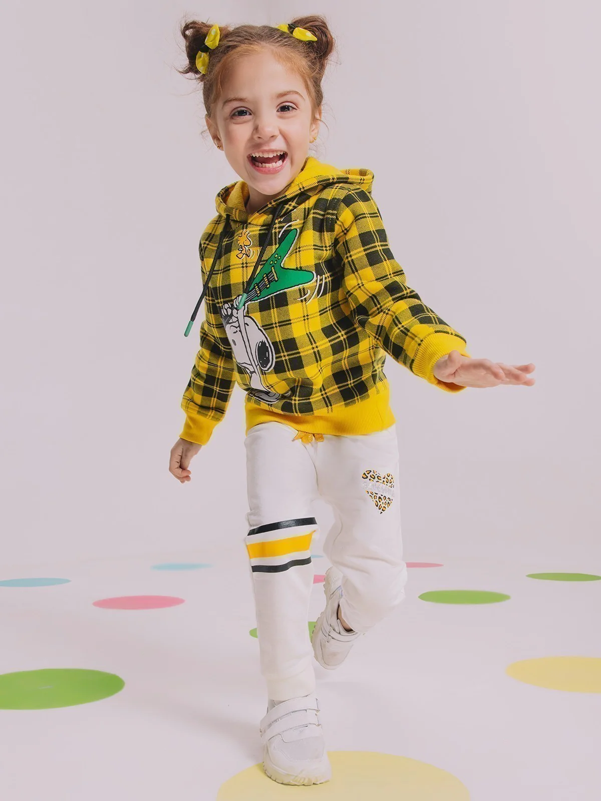 Girl's Yellow Hoodie - EGTH21-004 - Image 2