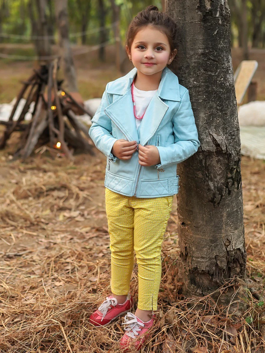Girl's Light Blue Jacket - EGTJ19-13022 - Image 3
