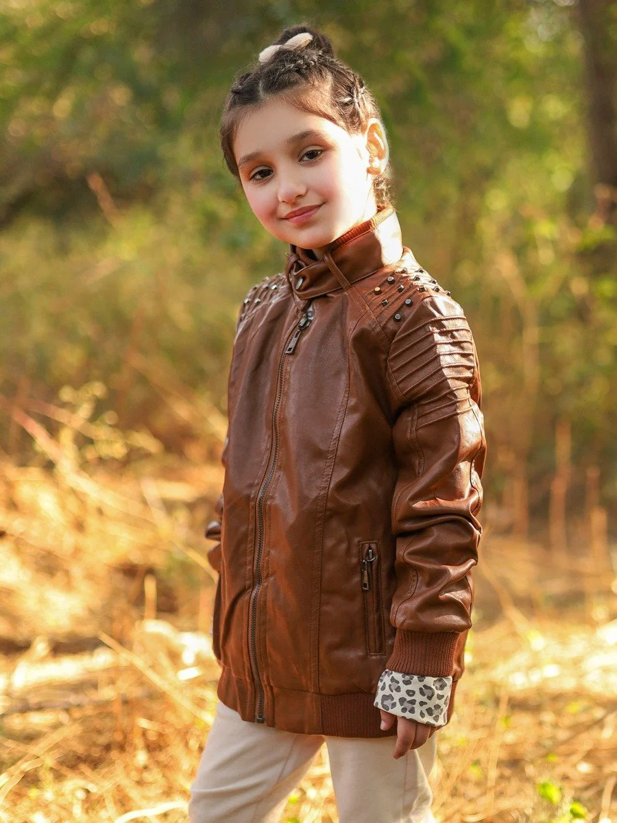 Girl's Brown Jacket - EGTJ19-13026 - Image 2