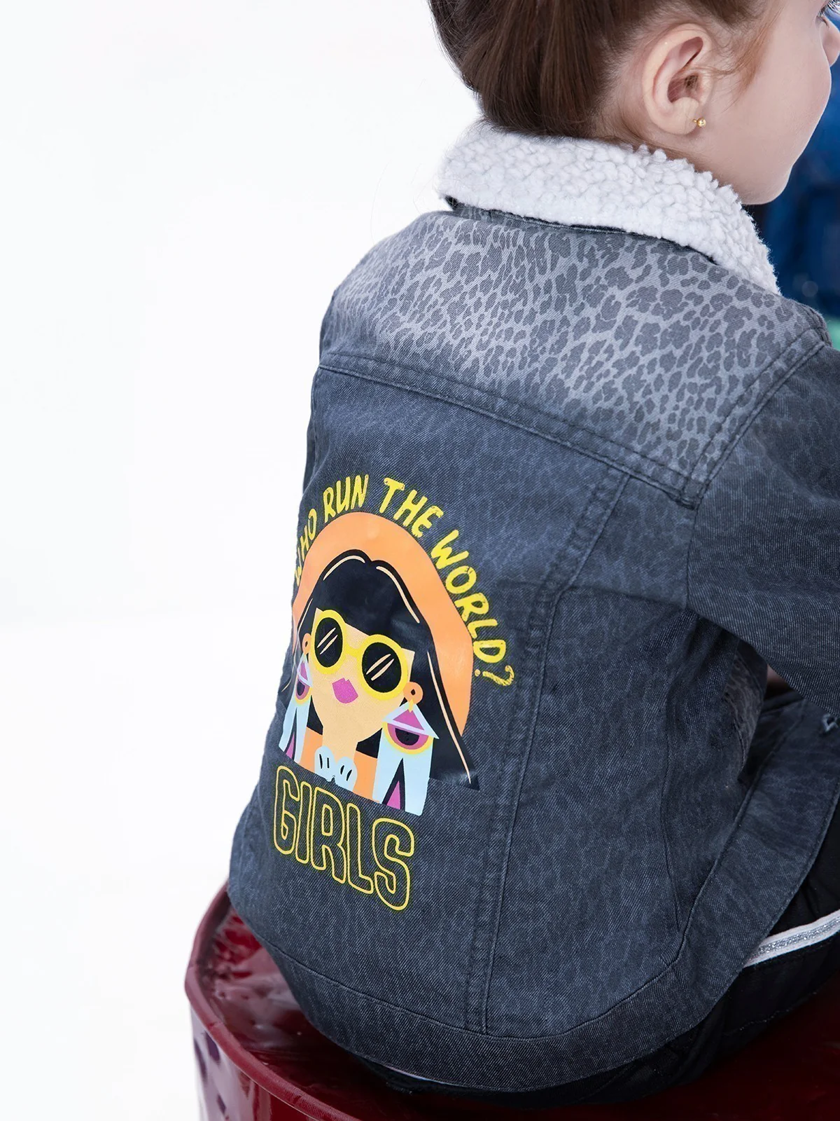 Girl's Light Grey Jacket - EGTJD21-001 - Image 4