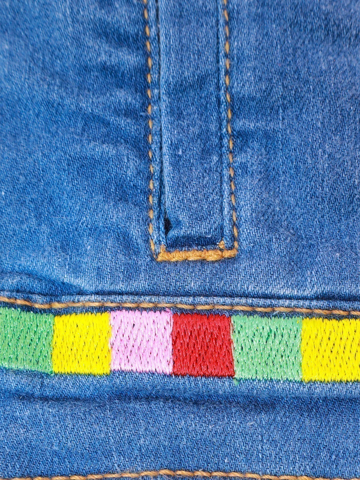 Girl's Mid Blue Jacket - EGTJD21-003 - Image 2