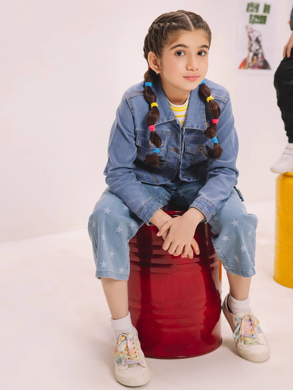 Girl's Powder Blue Jacket - EGTJD21-005 - Image 3