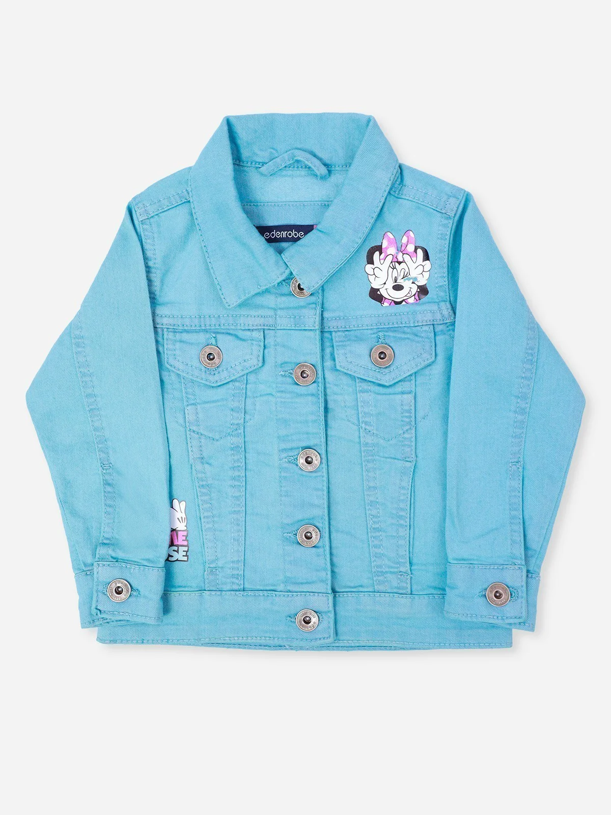 Girl's Light Blue Jacket - EGTJD21-007 - Image 3