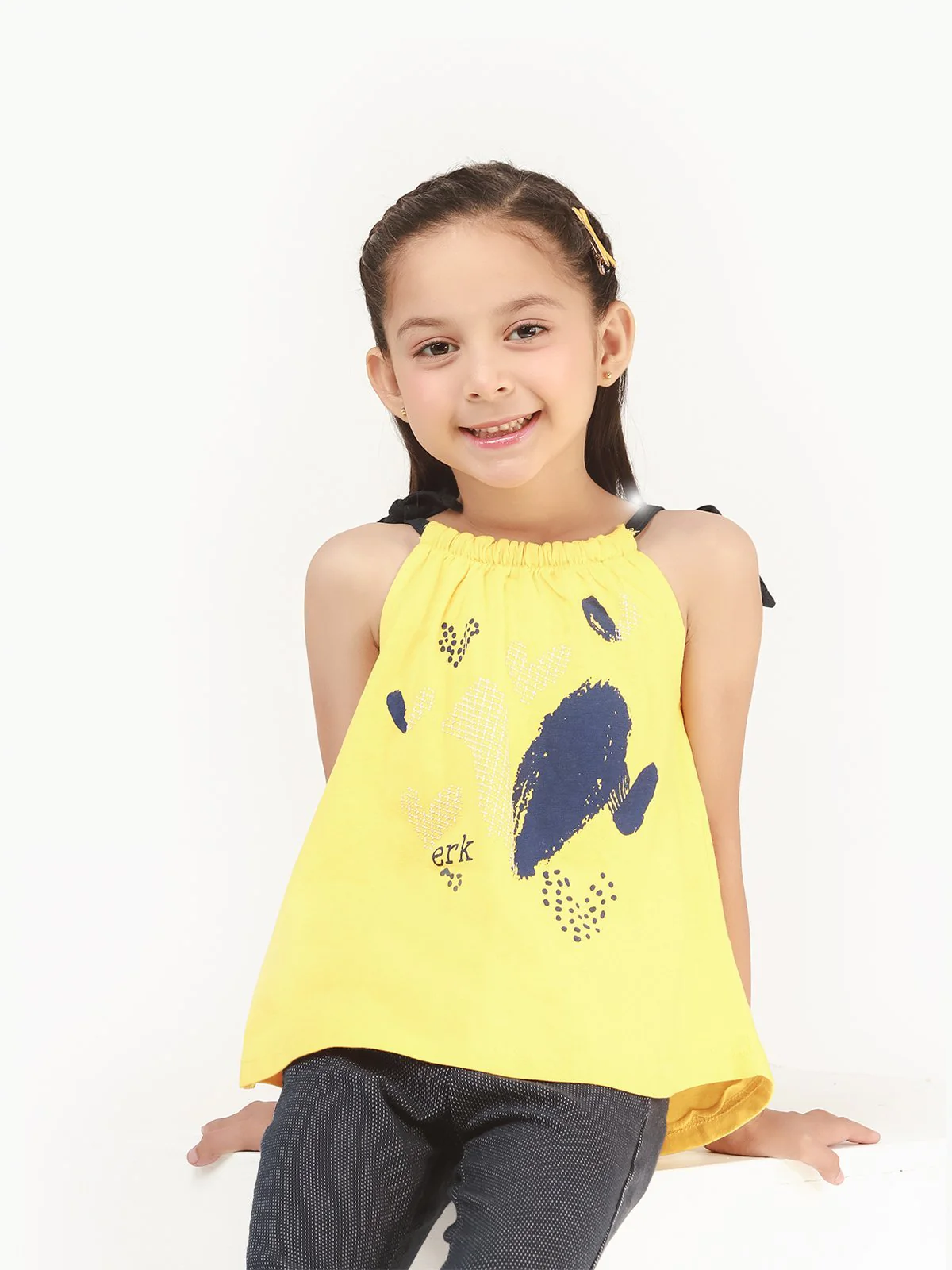 Girl's Yellow Top - EGTK20-003 - Image 2