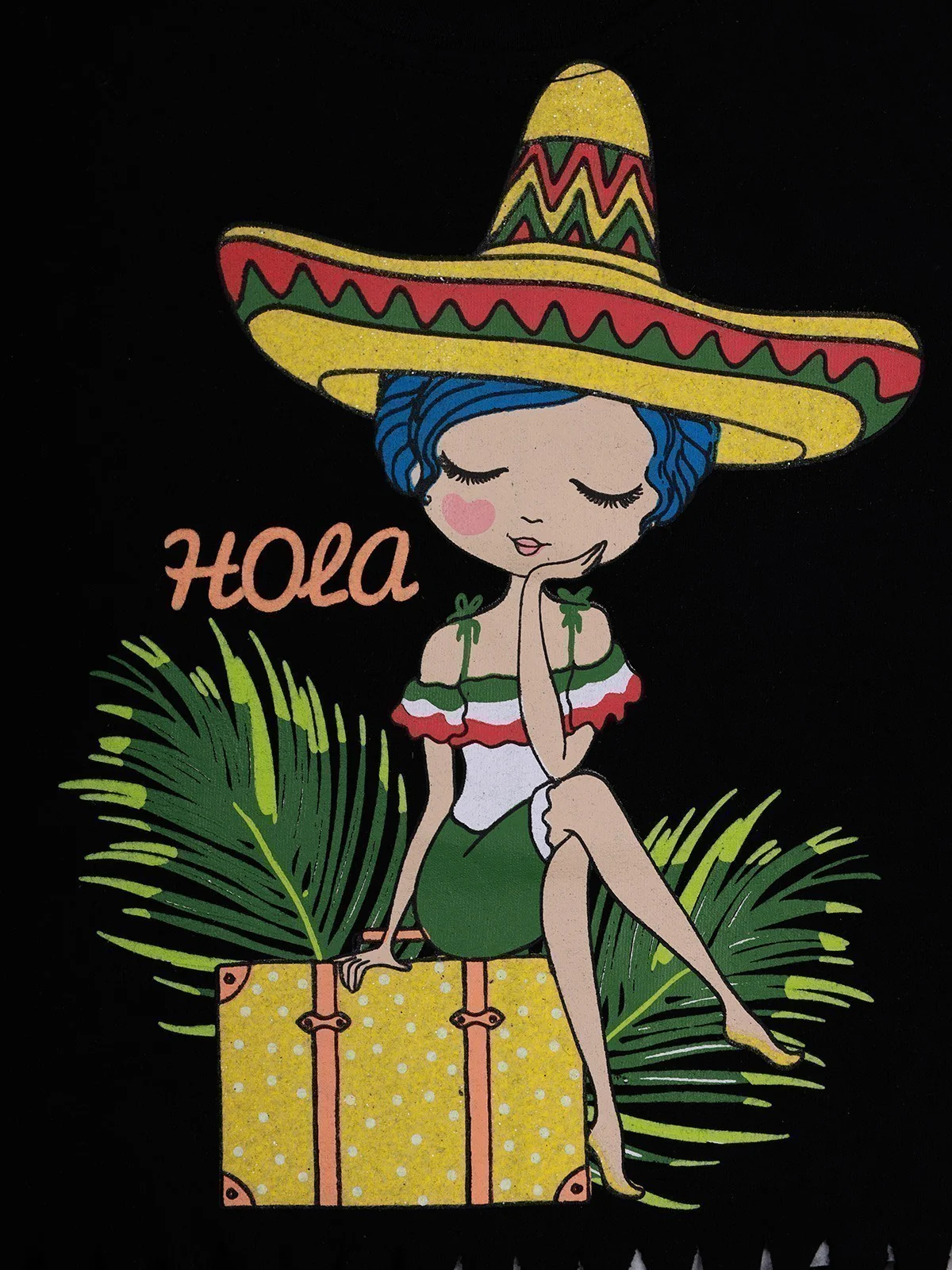Girl's Black Top - EGTK21-003 - Image 2