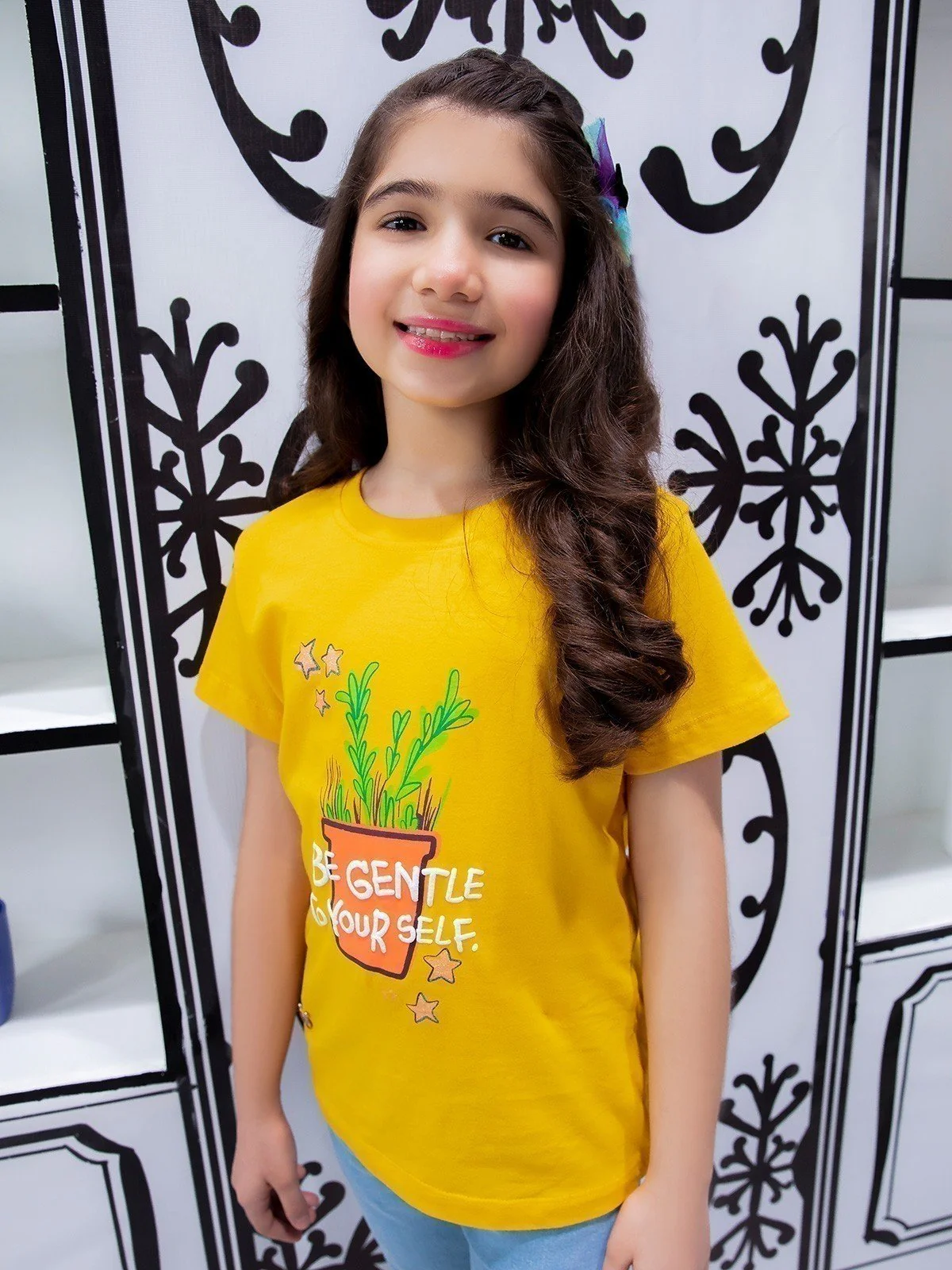 Girl's Mustard Top - EGTK21-004 - Image 7