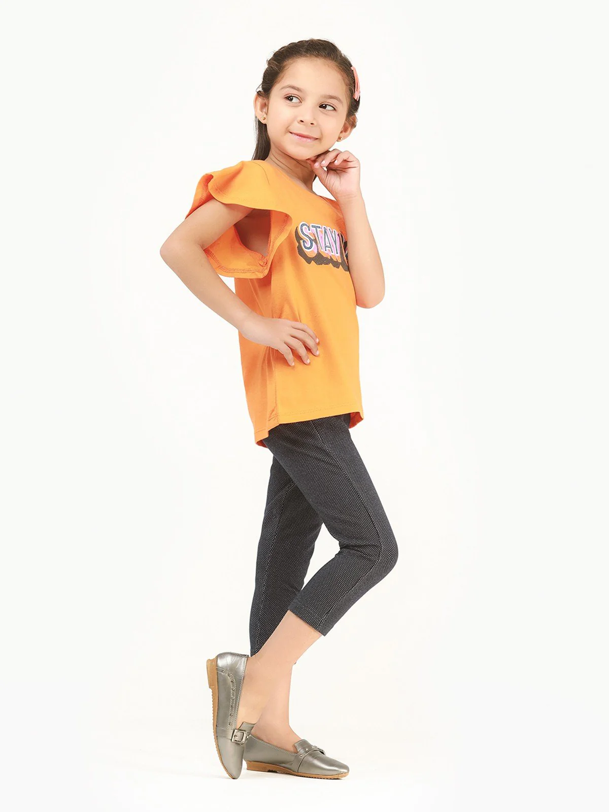 Girl's Orange Top - EGTK21-006 - Image 3