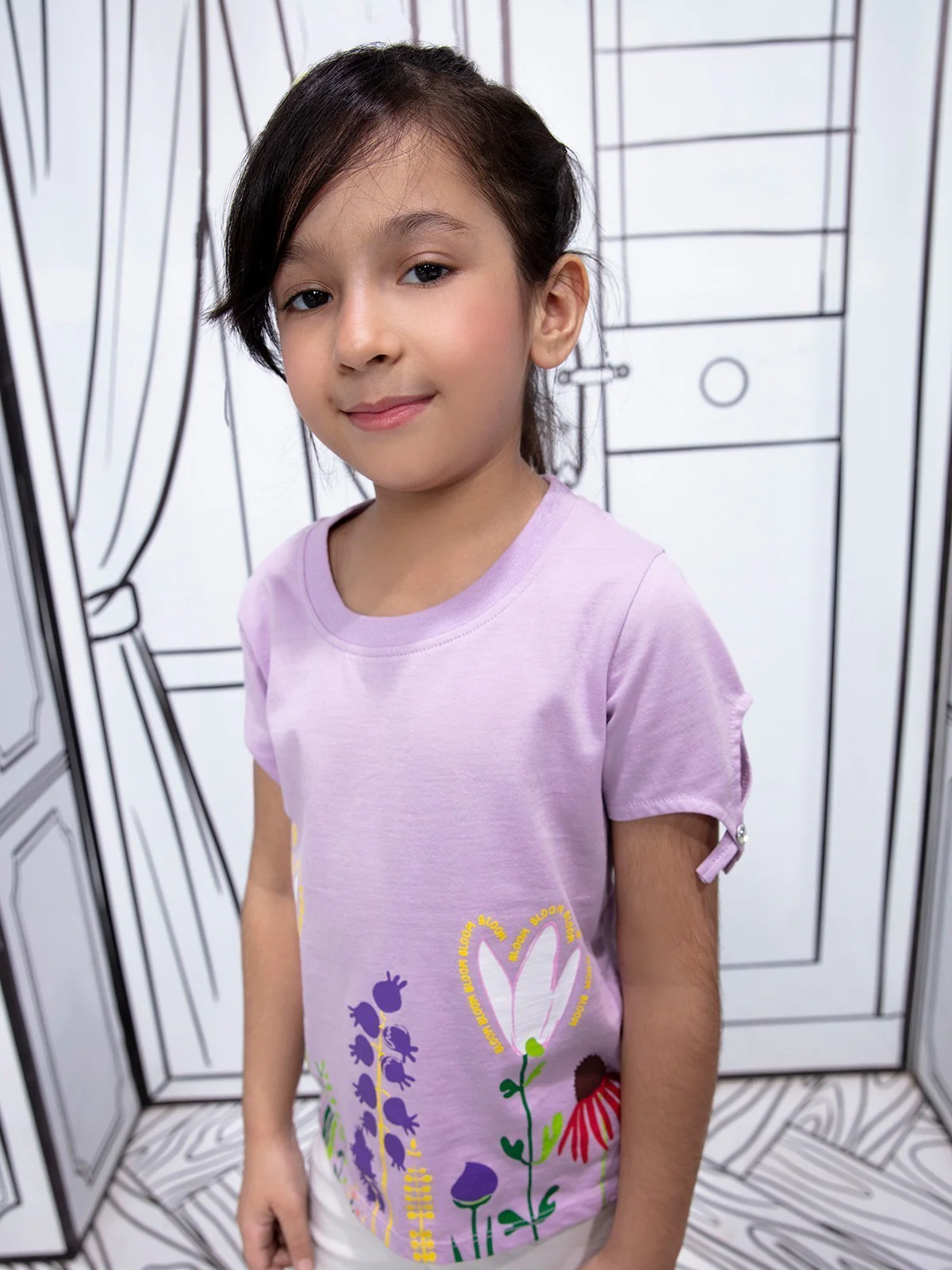 Girl's Lavender Top - EGTK21-010 - Image 4