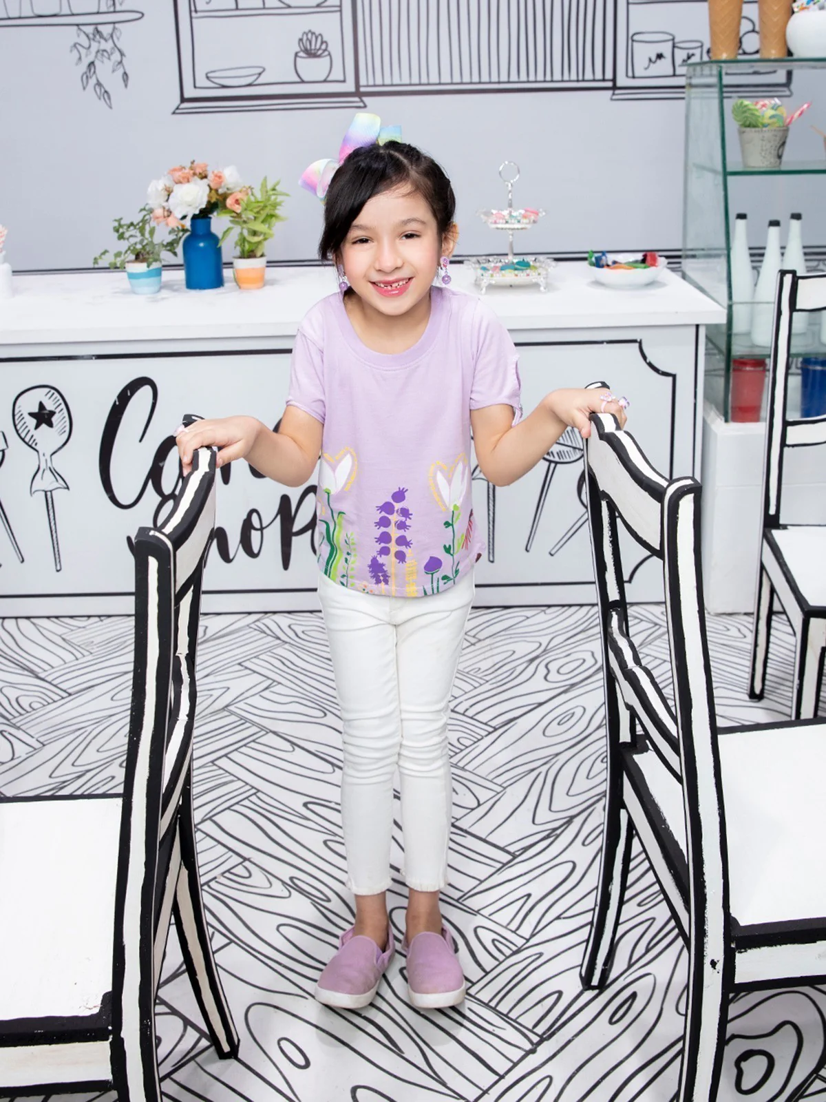Girl's Lavender Top - EGTK21-010 - Image 6
