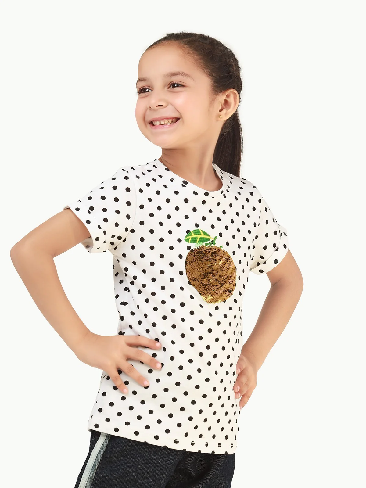 Girl's White Top - EGTK21-011 - Image 2