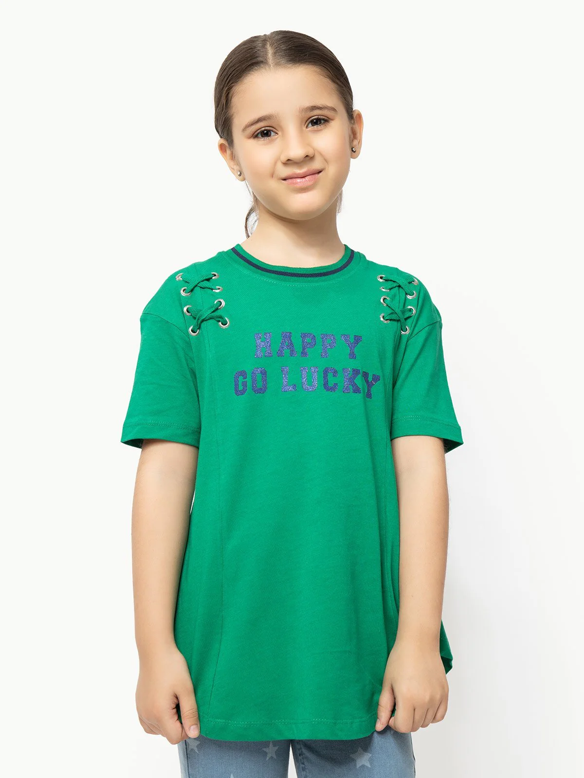 Girl's Green Top - EGTK21-016 - Image 2