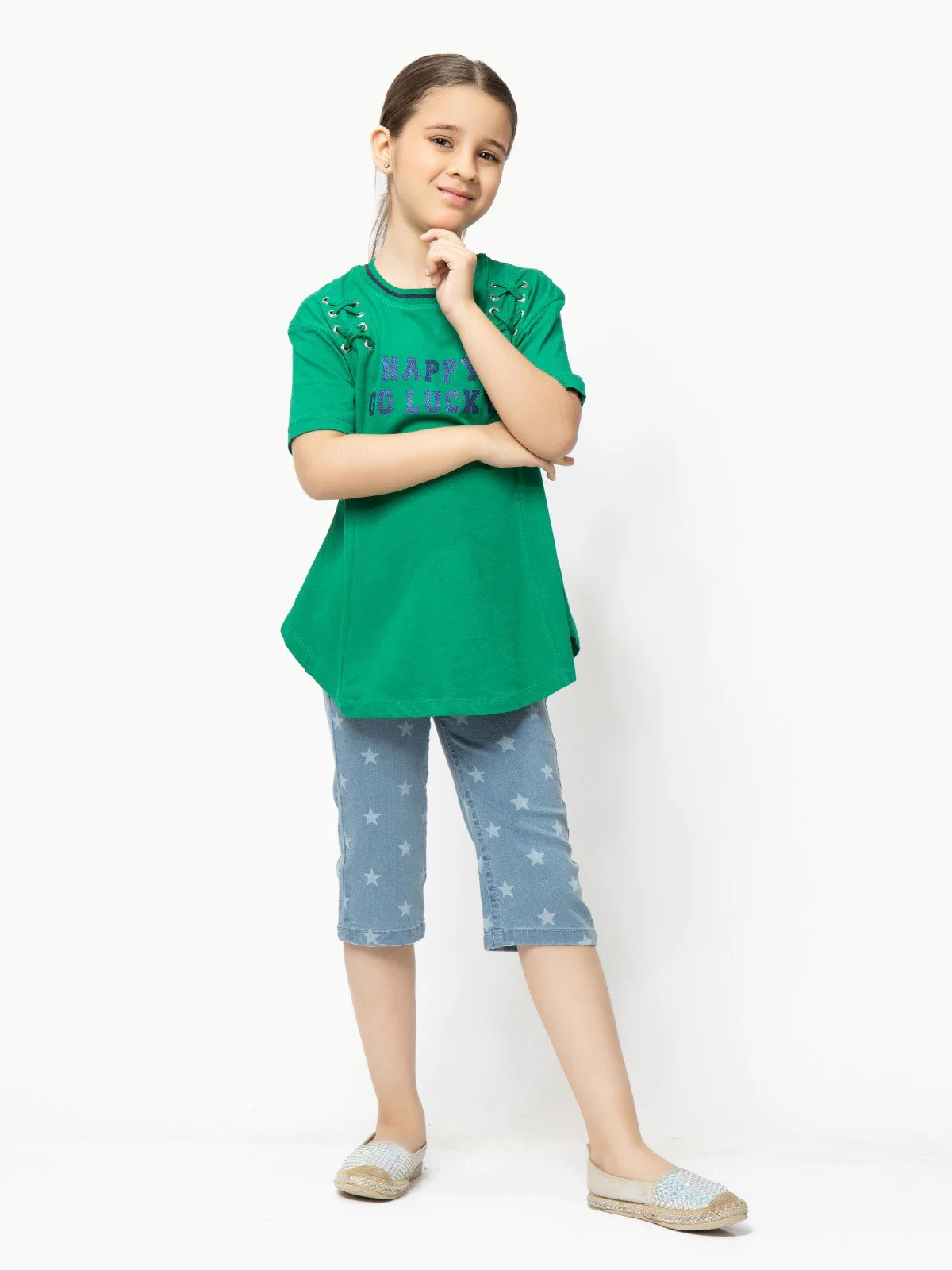 Girl's Green Top - EGTK21-016 - Image 3