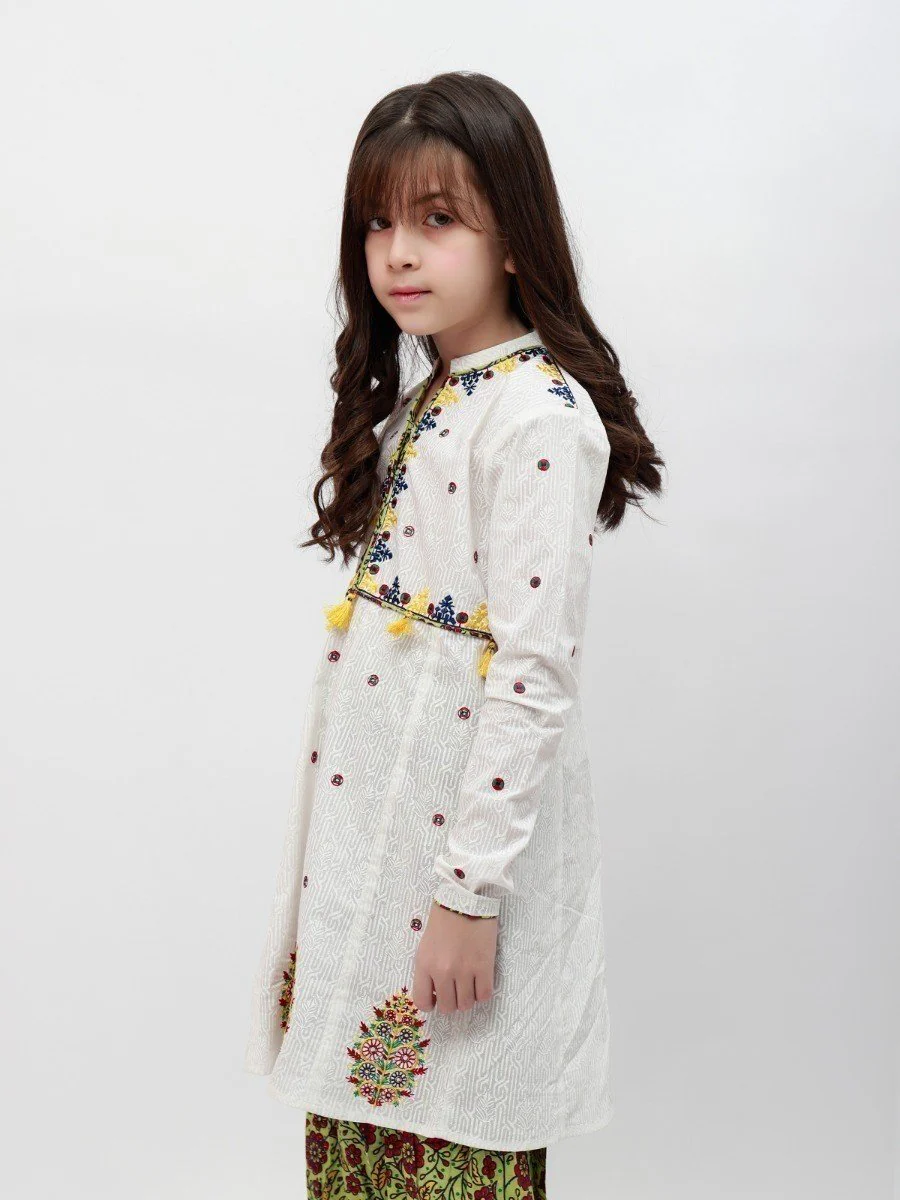 Girl's White Pret - EGTKE20-70225 (2-Pcs) - Image 2