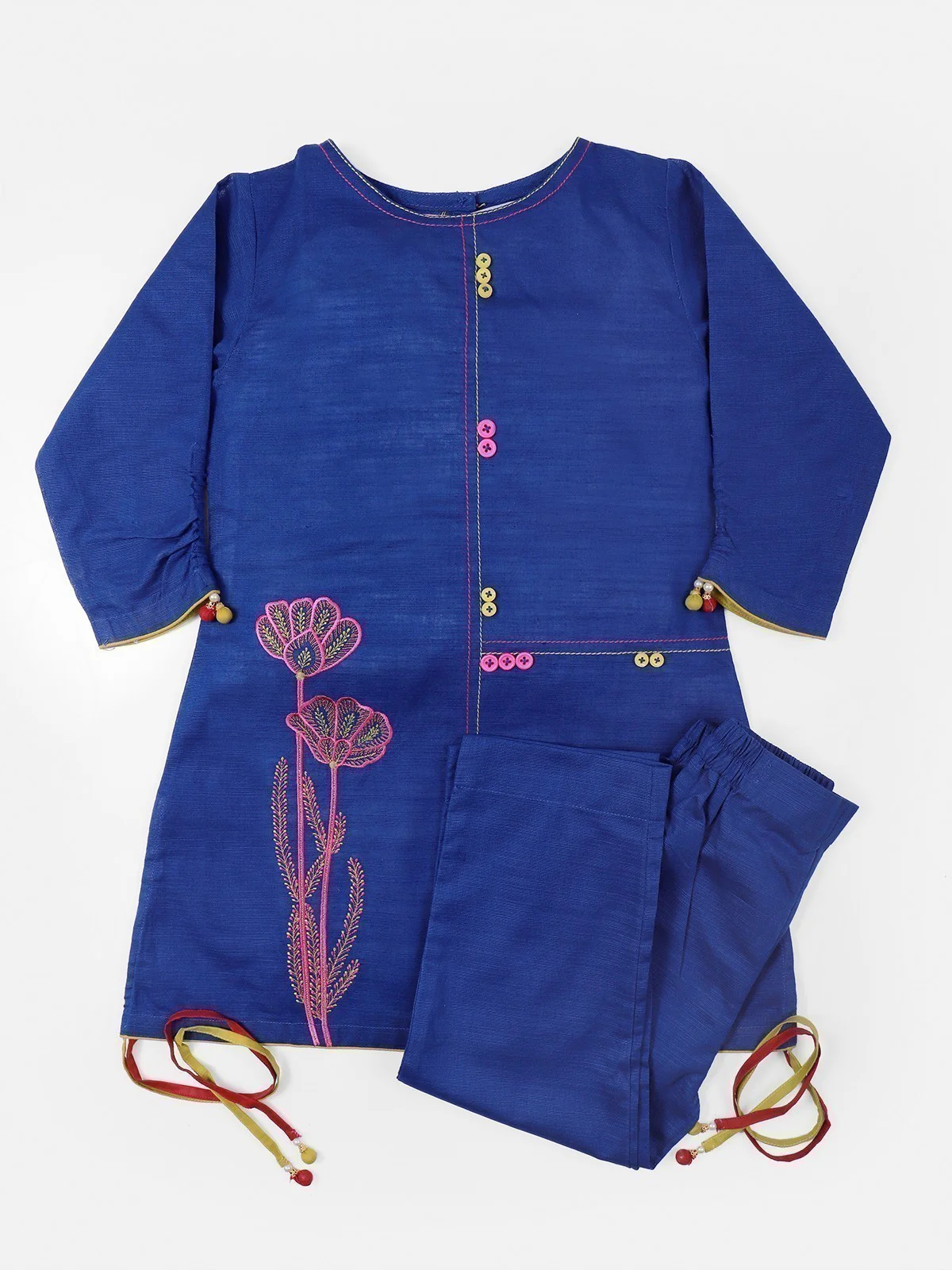 Girl's Royal Blue Pret - EGTKE20-70231 (2-Pcs)