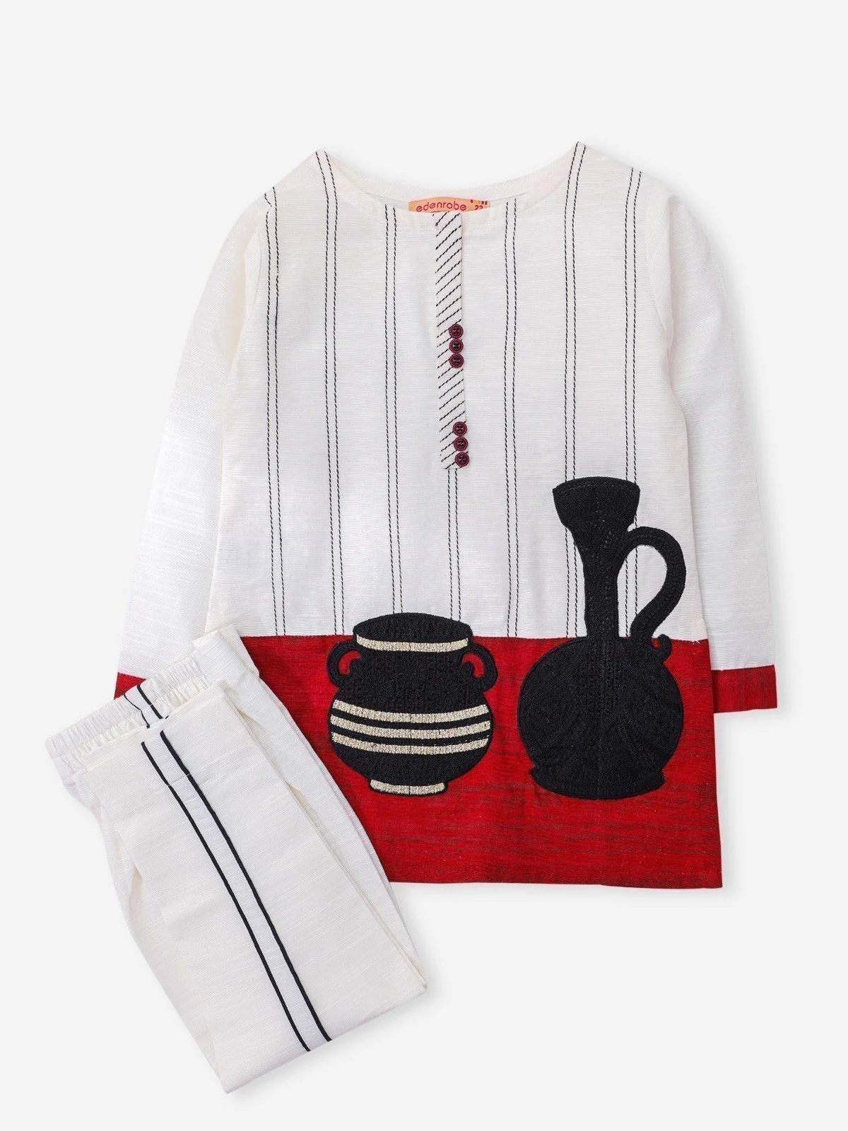 Girl's White Pret - EGTKE20-70233 (2-Pcs)