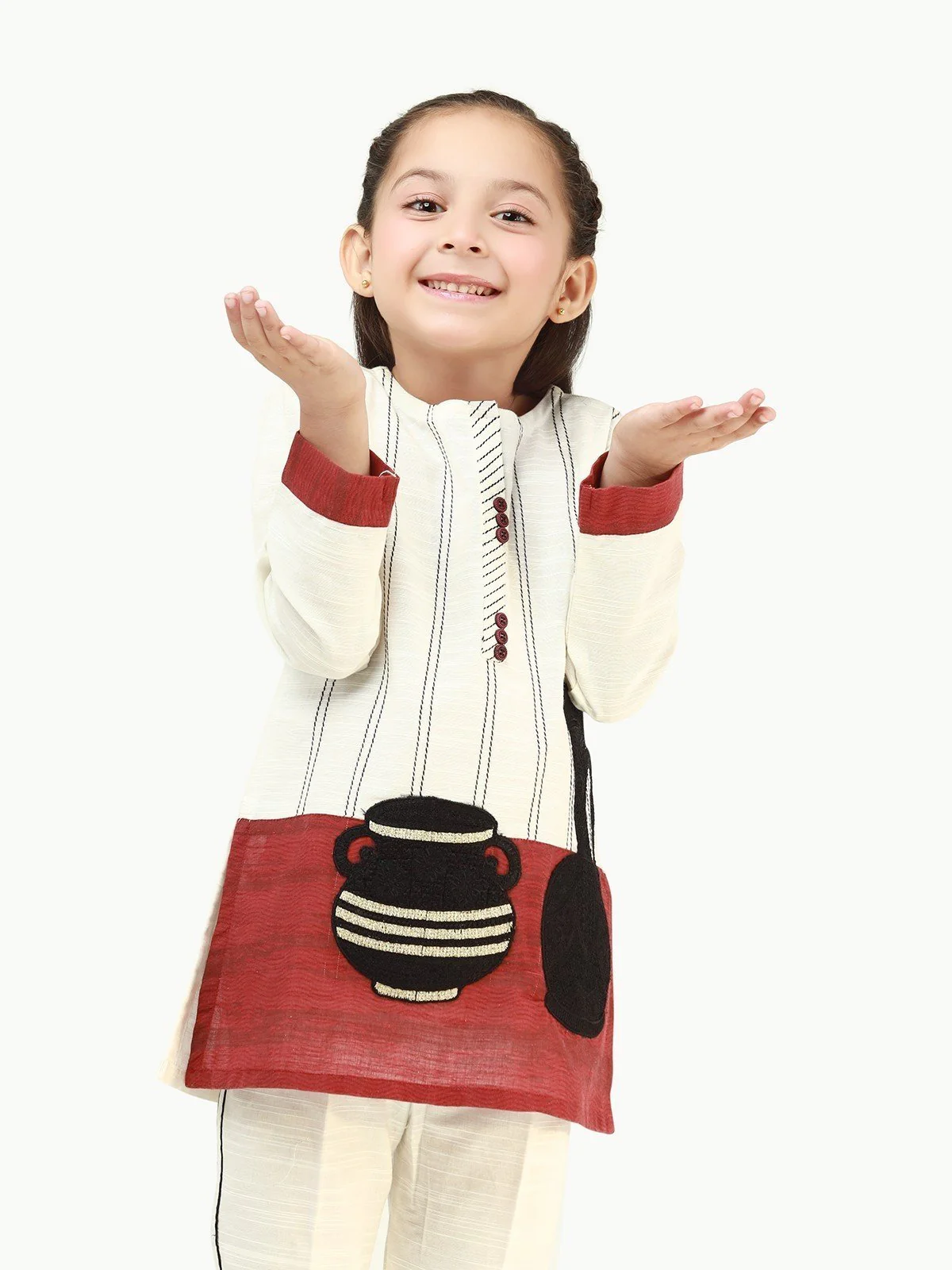 Girl's White Pret - EGTKE20-70233 (2-Pcs) - Image 3