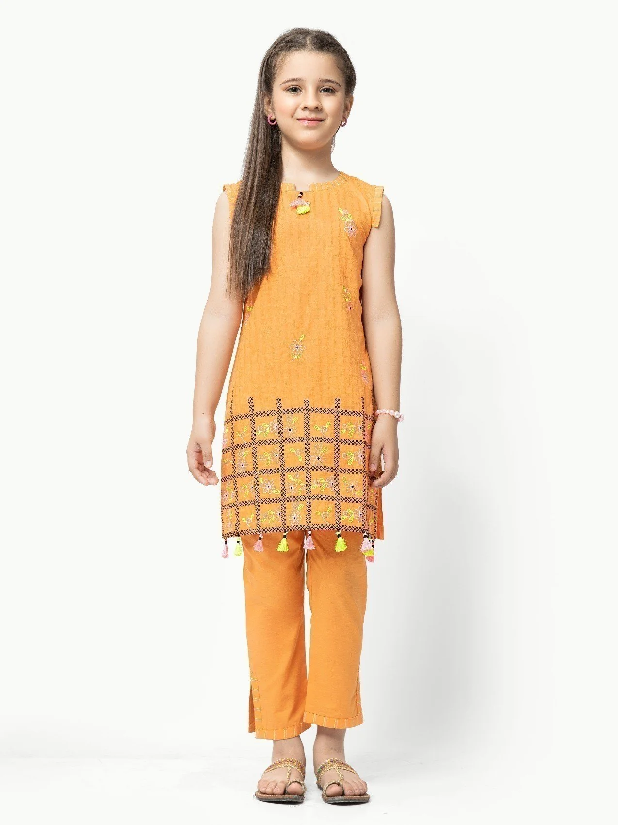 Girl's Orange Pret - EGTKE22-70265 (2-Pcs)