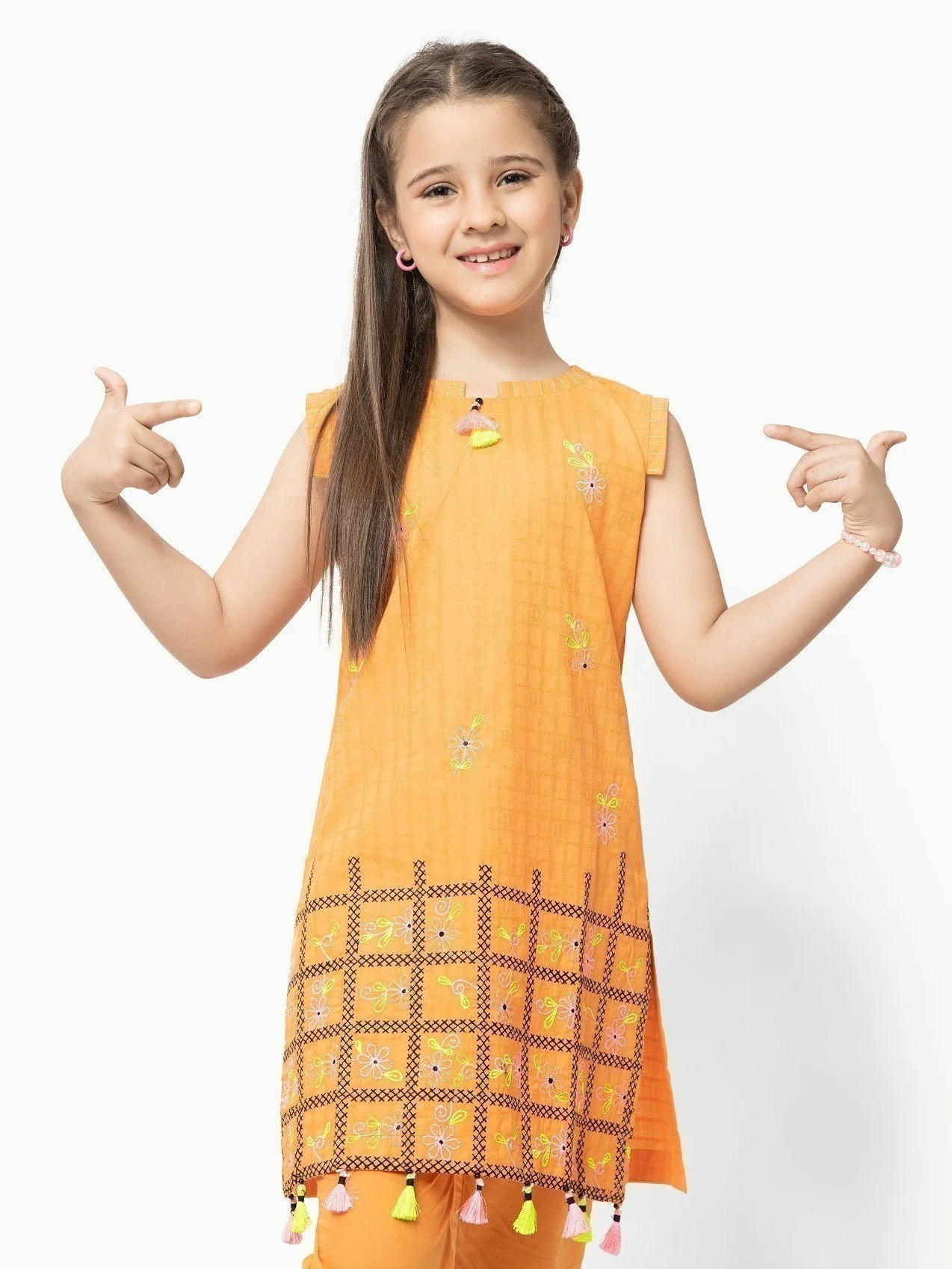 Girl's Orange Pret - EGTKE22-70265 (2-Pcs) - Image 2