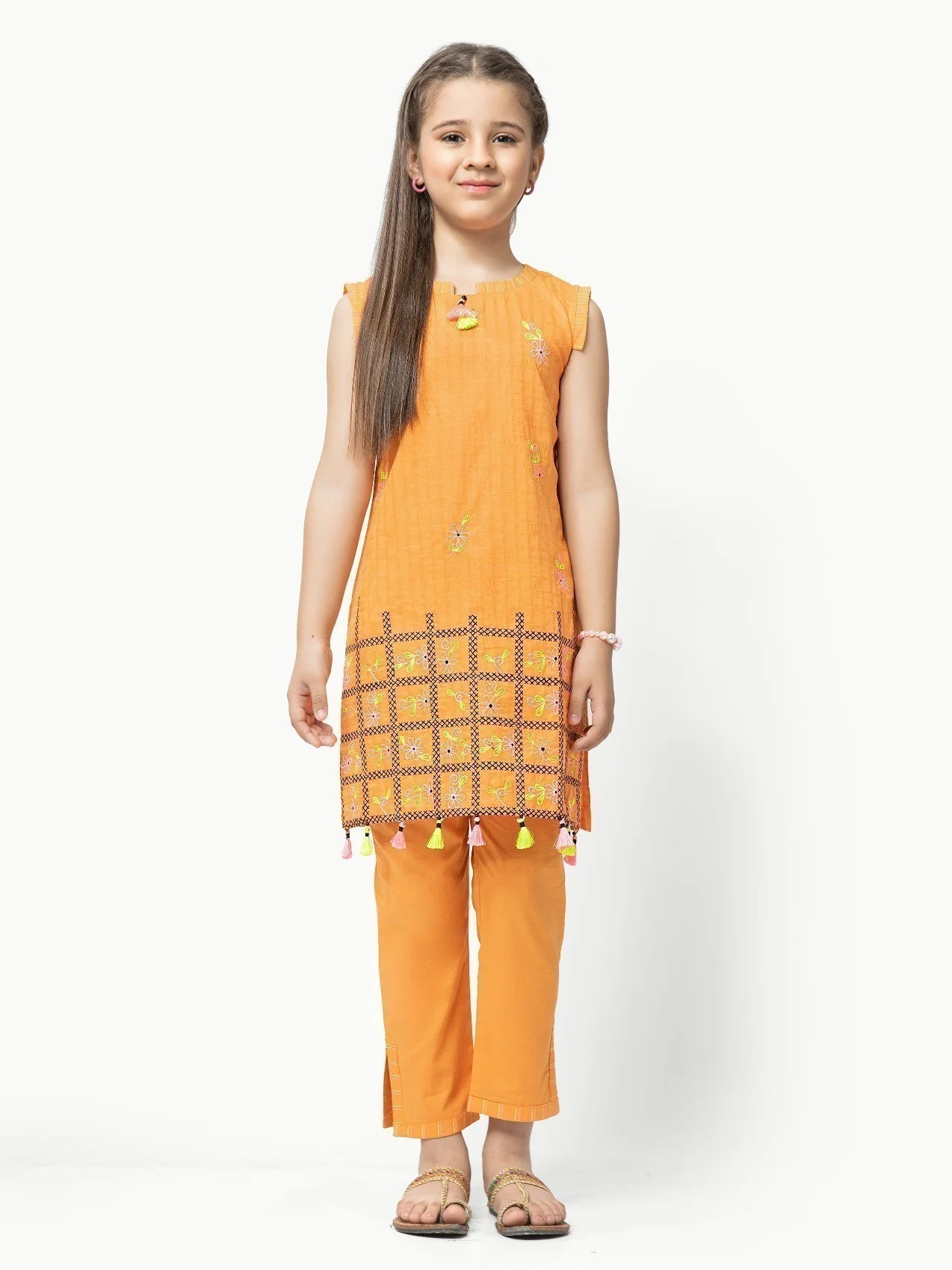 Girl's Orange Pret - EGTKE22-70265 (2-Pcs) - Image 7