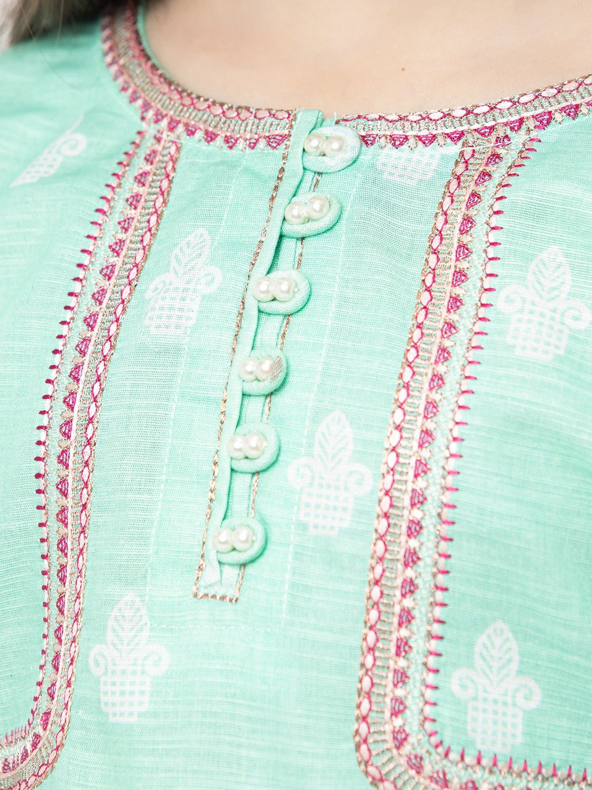 Girl's Light Green Pret - EGTKE22-70315 (2-Pcs) - Image 4