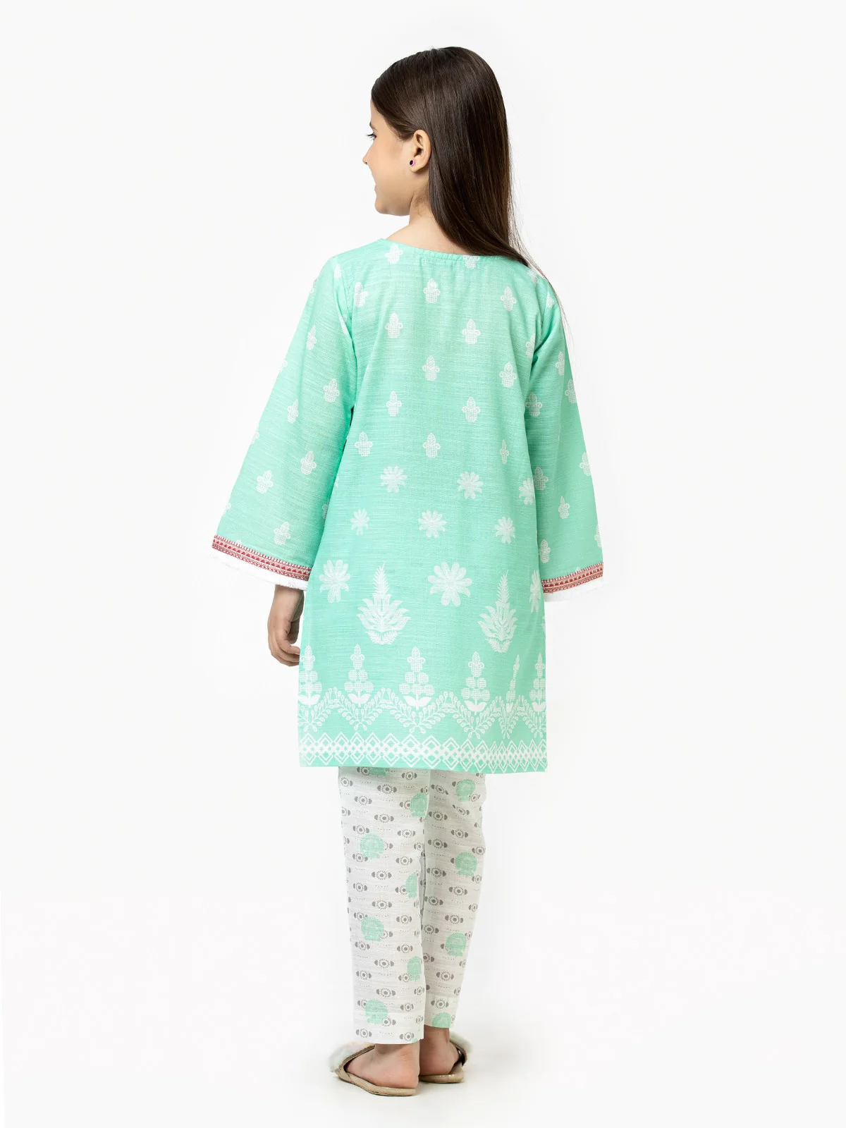 Girl's Light Green Pret - EGTKE22-70315 (2-Pcs) - Image 6