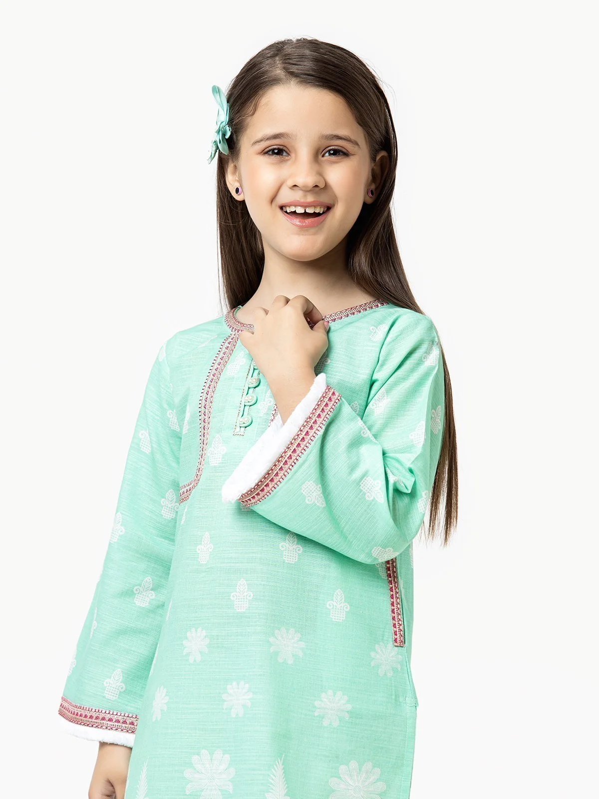Girl's Light Green Pret - EGTKE22-70315 (2-Pcs) - Image 7