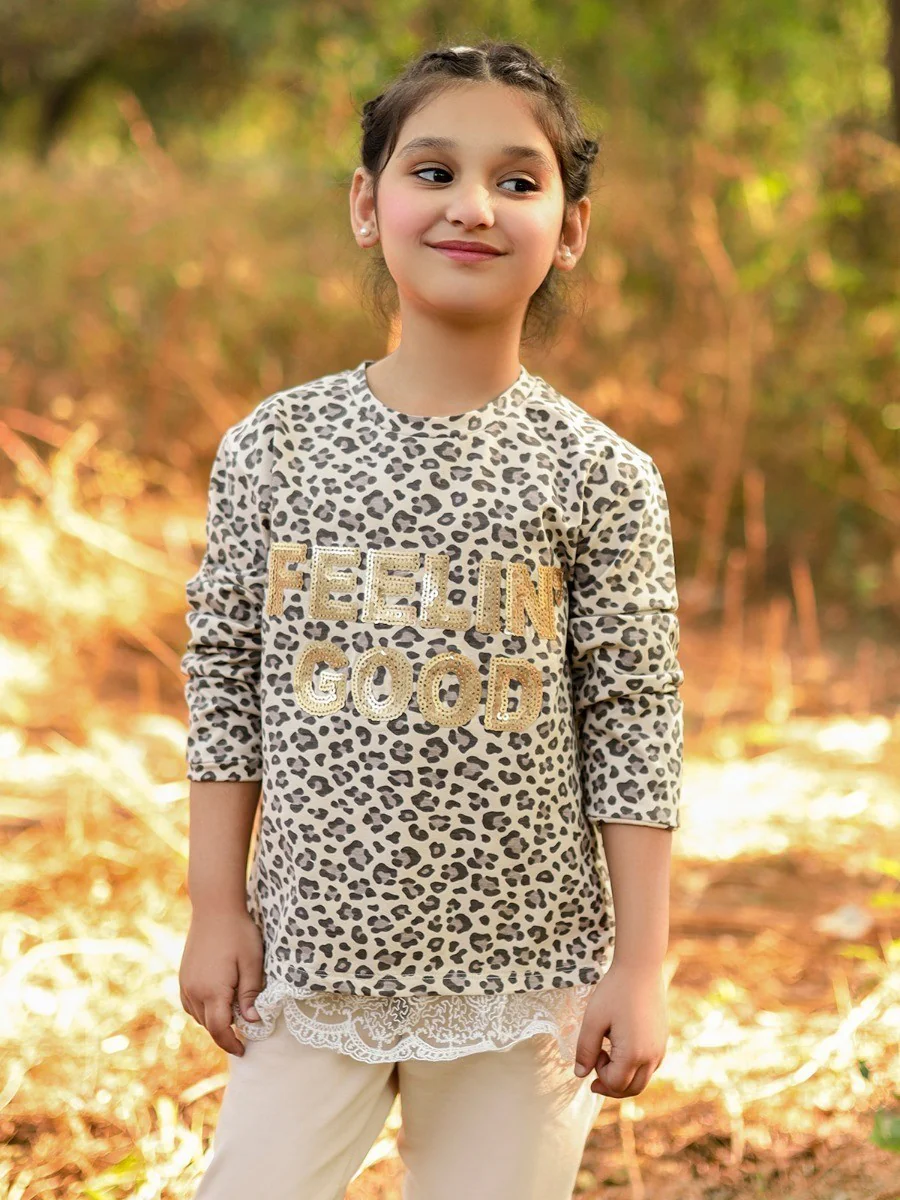 Girl's Cream Top - EGTKF20-003 - Image 2