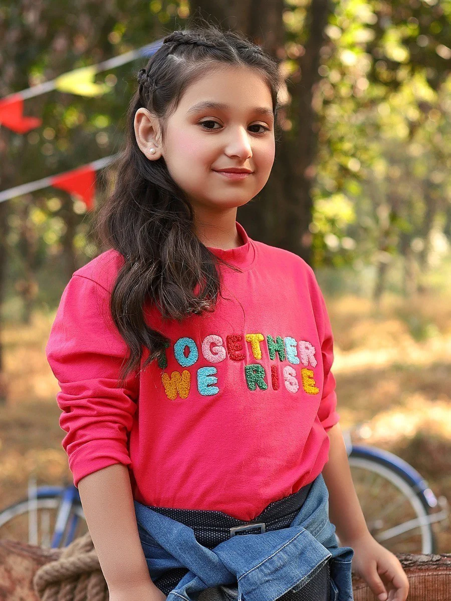 Girl's Bright Pink Top - EGTKF20-004 - Image 2