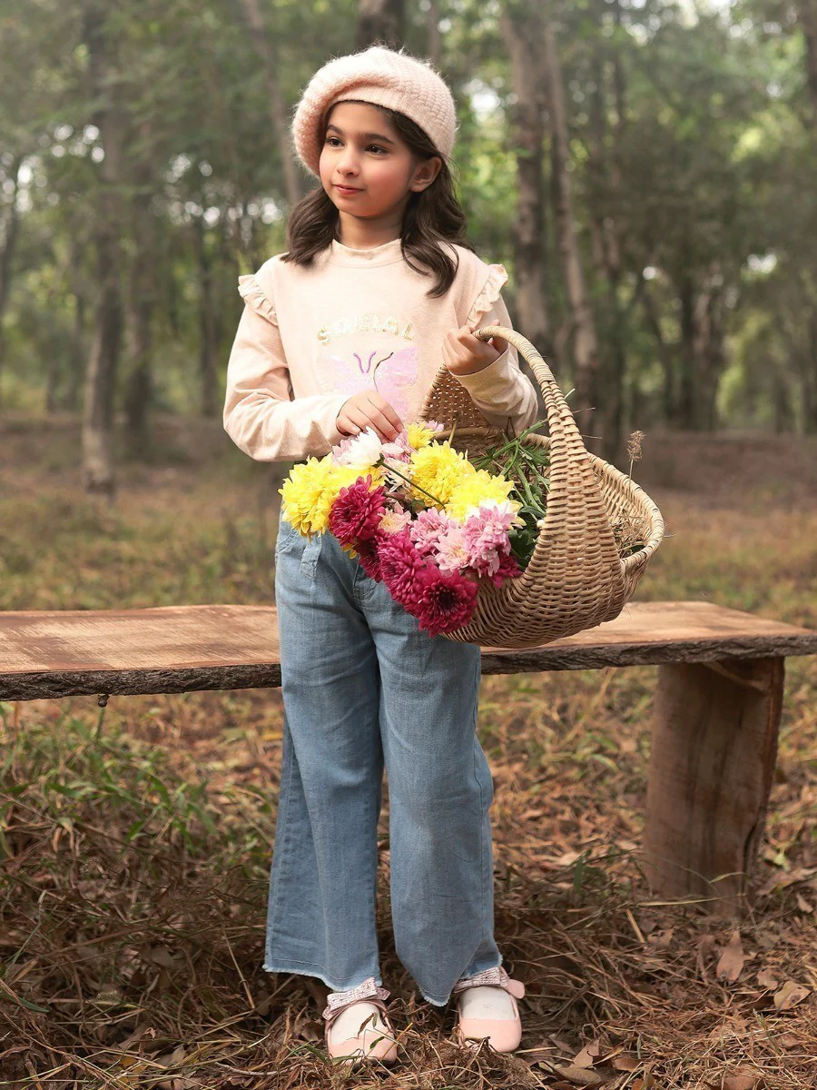 Girl's Peach Top - EGTKF20-005
