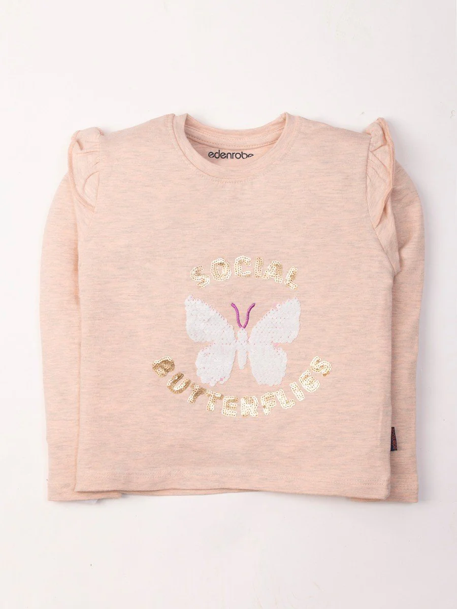 Girl's Peach Top - EGTKF20-005 - Image 4