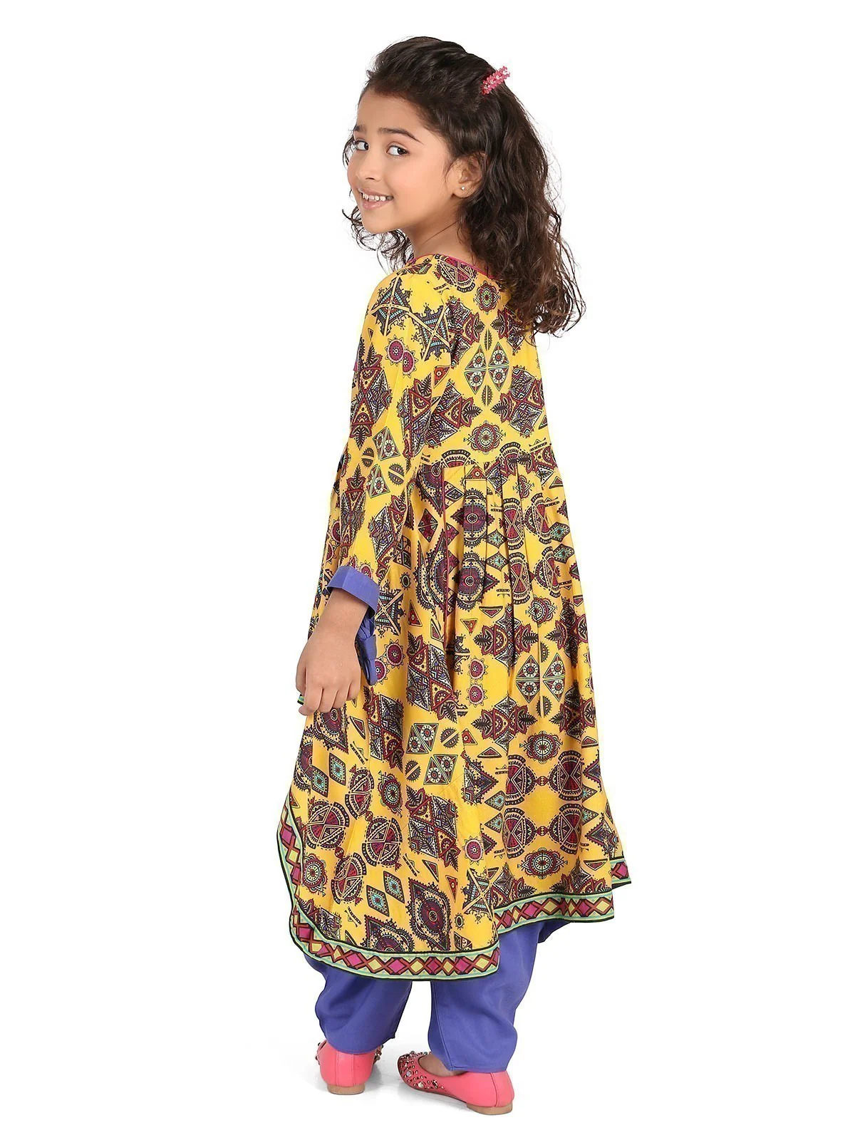 Girl's Yellow Pret - EGTKP19-70161 (2-Pcs) - Image 2
